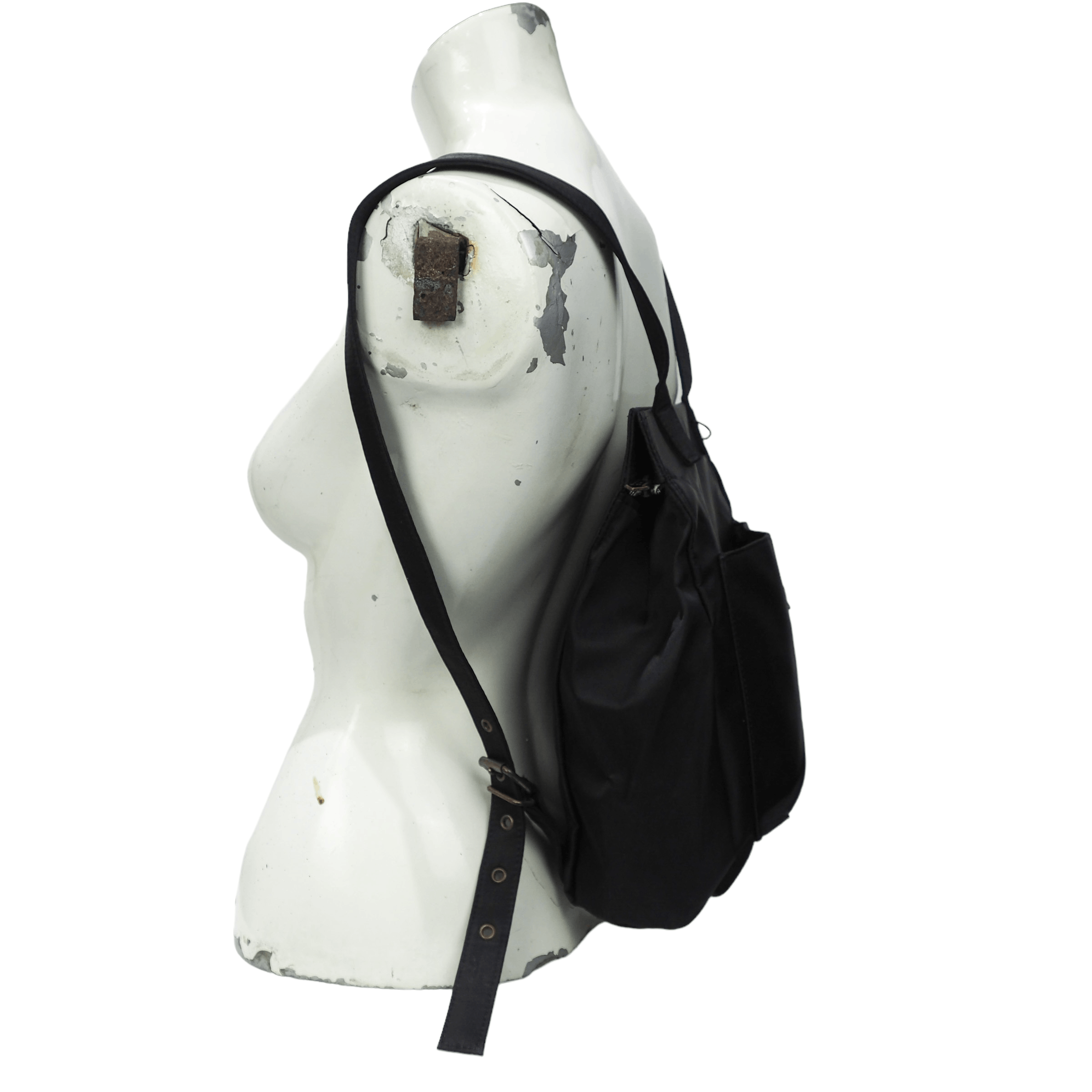 Jean Paul Gaultier Black Nylon One side Pocket Backpack Size ONE SIZE - 6 Thumbnail