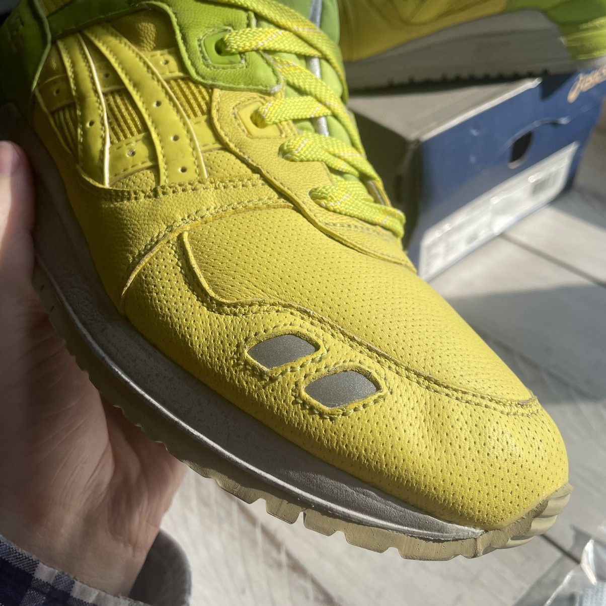 Asics 2012 SLAM JAM SOCiALiSM LEMON LiME GEL LYTE iii 3 H21SK0484 Size US 8 / EU 41 - 10 Thumbnail