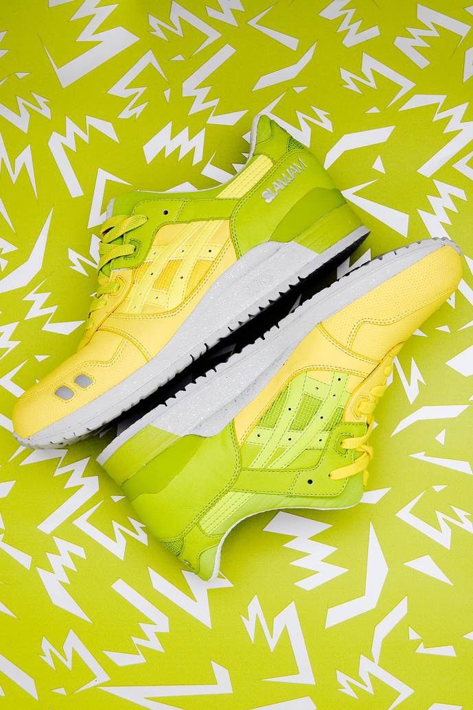 Asics 2012 SLAM JAM SOCiALiSM LEMON LiME GEL LYTE iii 3 H21SK0484 Size US 8 / EU 41 - 3 Thumbnail