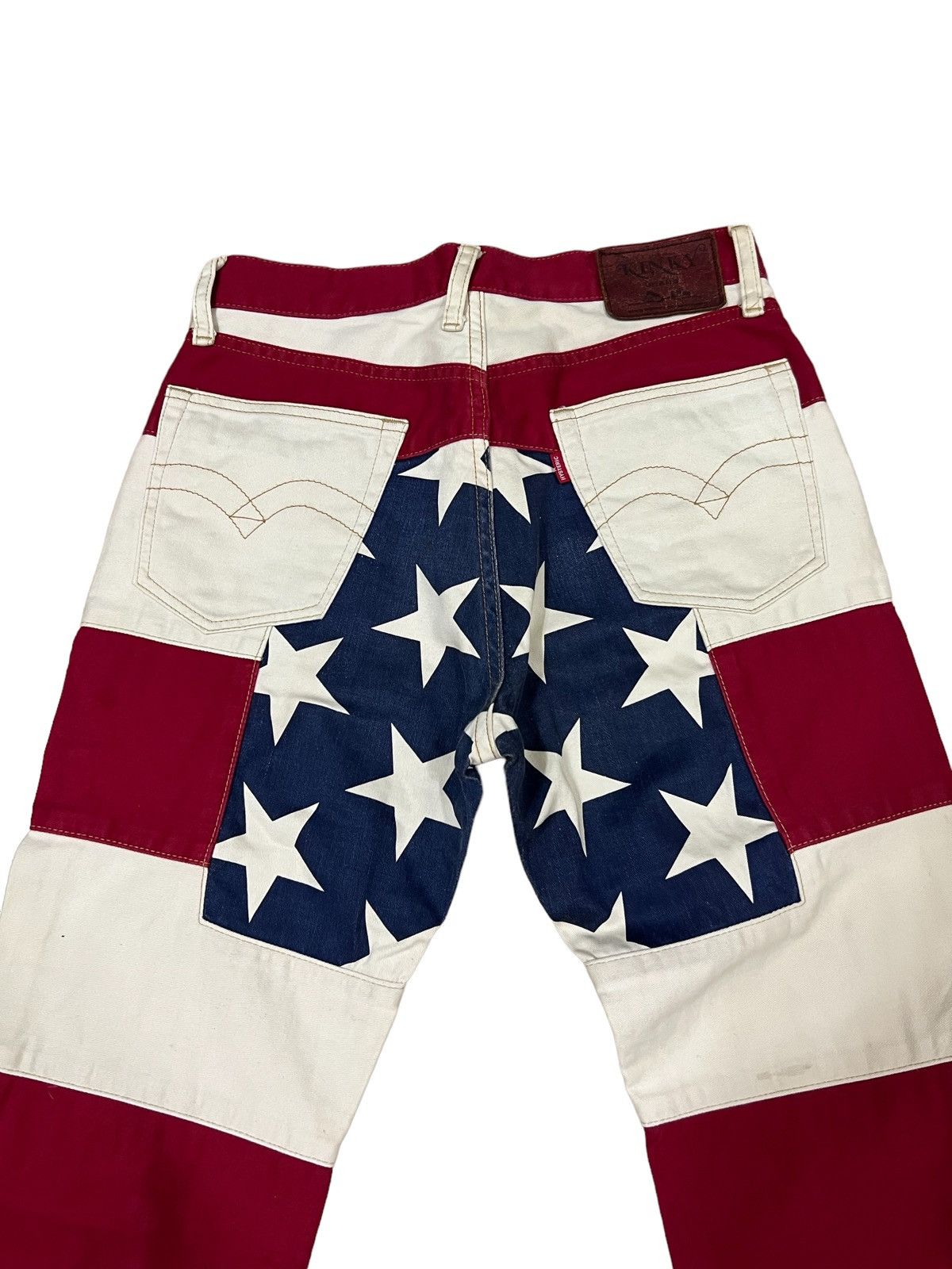 Hysteric Glamour GRAIL🔥OG Hysteric Glamour USA Flag Hagi Patchwork Denim Size US 28 / EU 44 - 6 Thumbnail