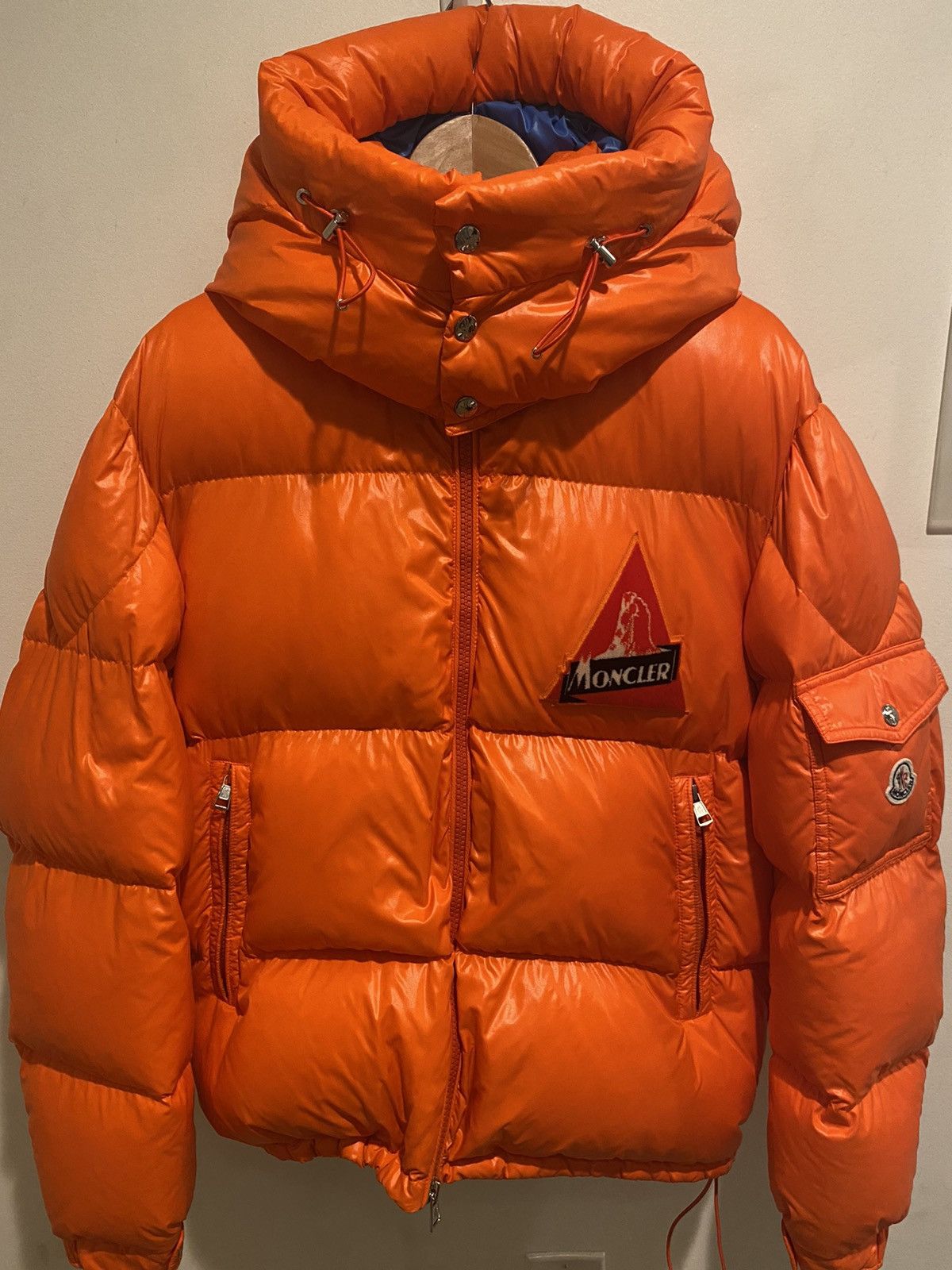 Moncler Moncler Wilson Orange Puffer Jacket | Grailed