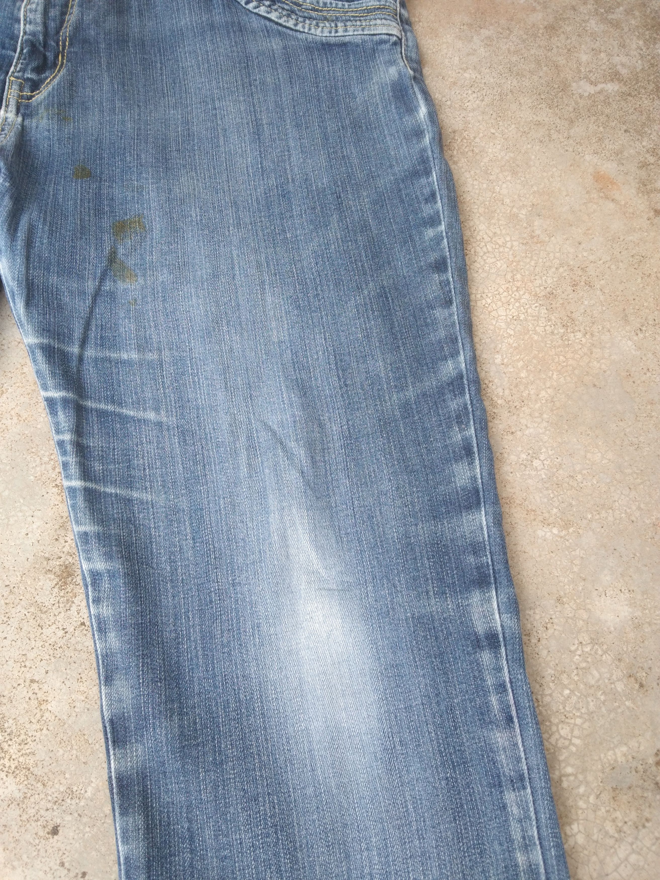 Issey Miyake Vintage Nenet High Rise Washed Faded Blue Jeans 32x29 Size US 32 / EU 48 - 7 Thumbnail