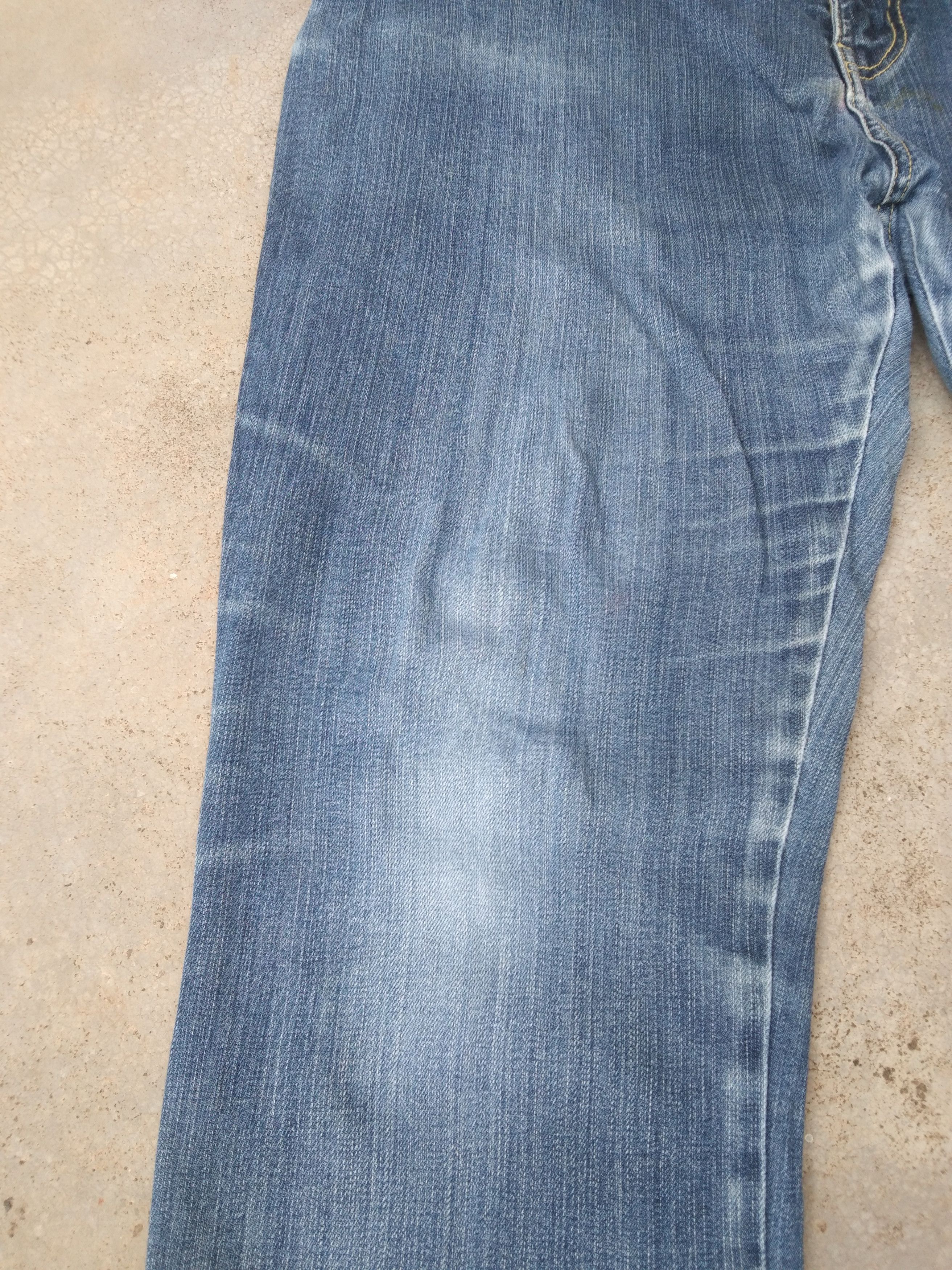 Issey Miyake Vintage Nenet High Rise Washed Faded Blue Jeans 32x29 Size US 32 / EU 48 - 6 Thumbnail