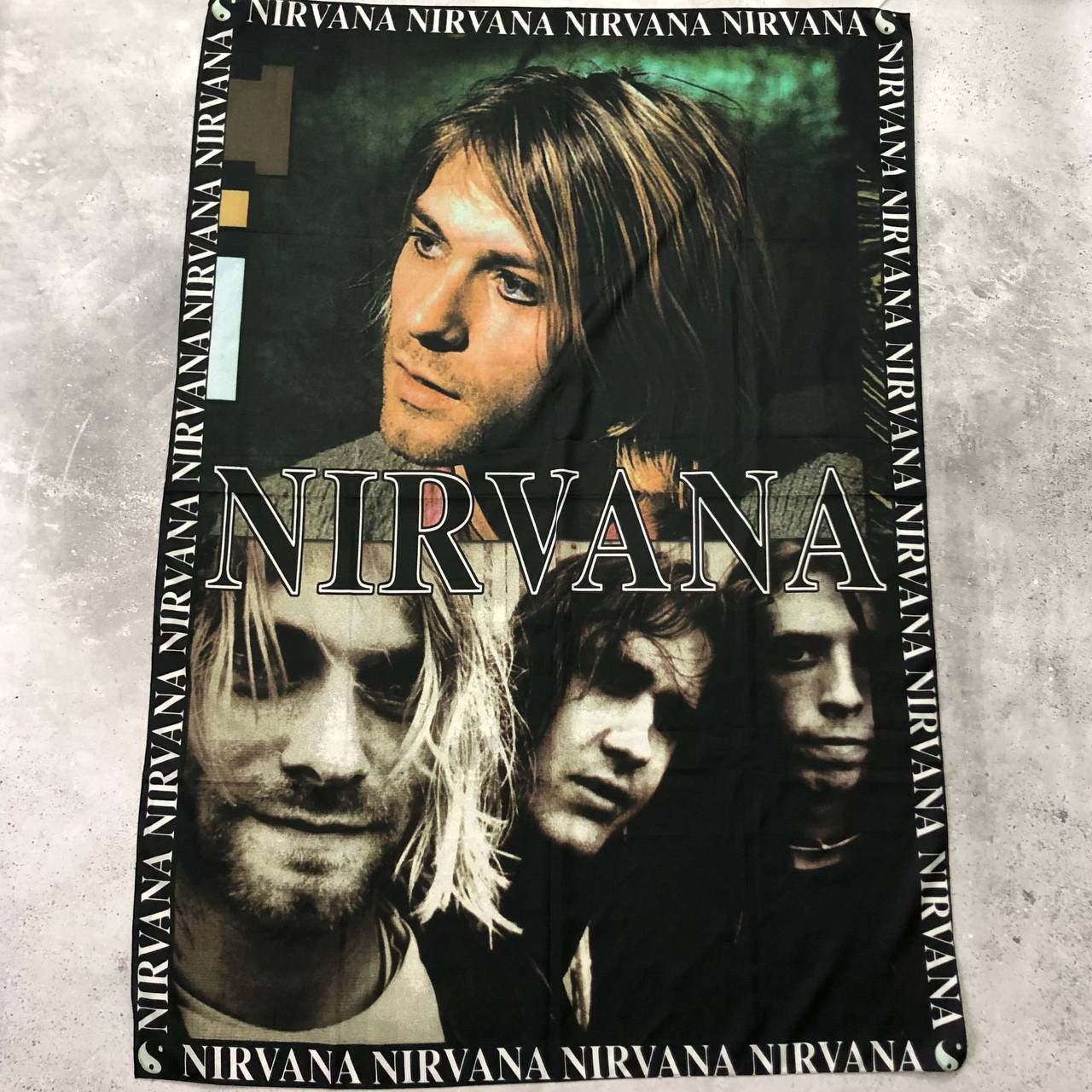 Nirvana Vintage 2000s Nirvana Flag Banner Size ONE SIZE - 1 Thumbnail