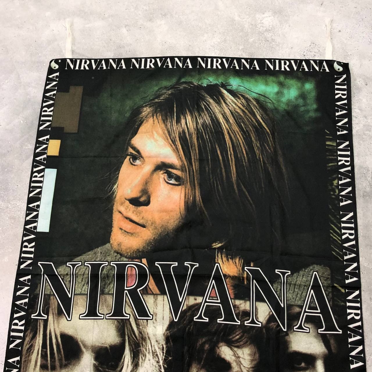 Nirvana Vintage 2000s Nirvana Flag Banner Size ONE SIZE - 2 Thumbnail