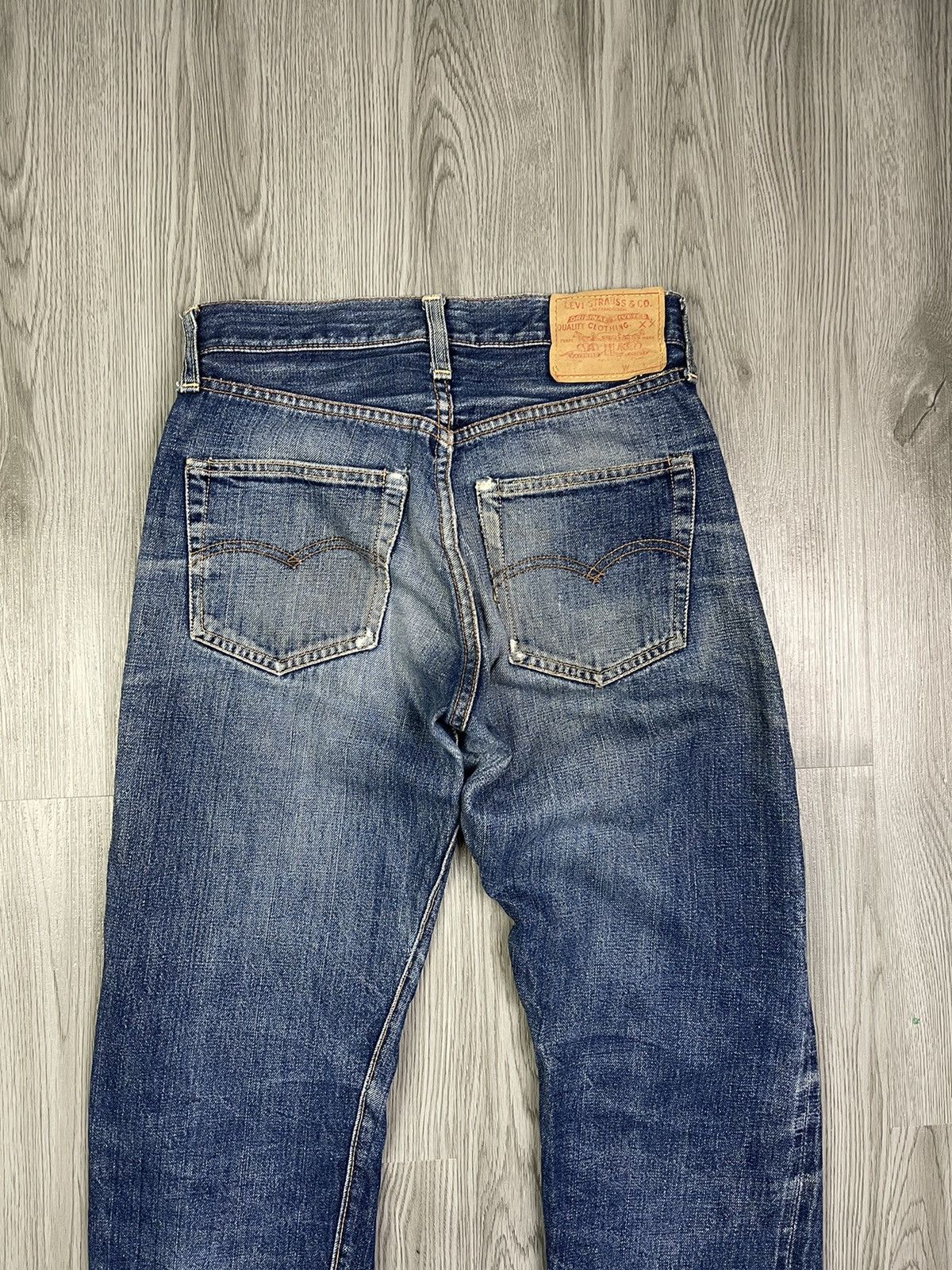 Levi's Incredible Color & Patina Levi’s 501 BIG E from 60s Size US 28 / EU 44 - 11 Thumbnail
