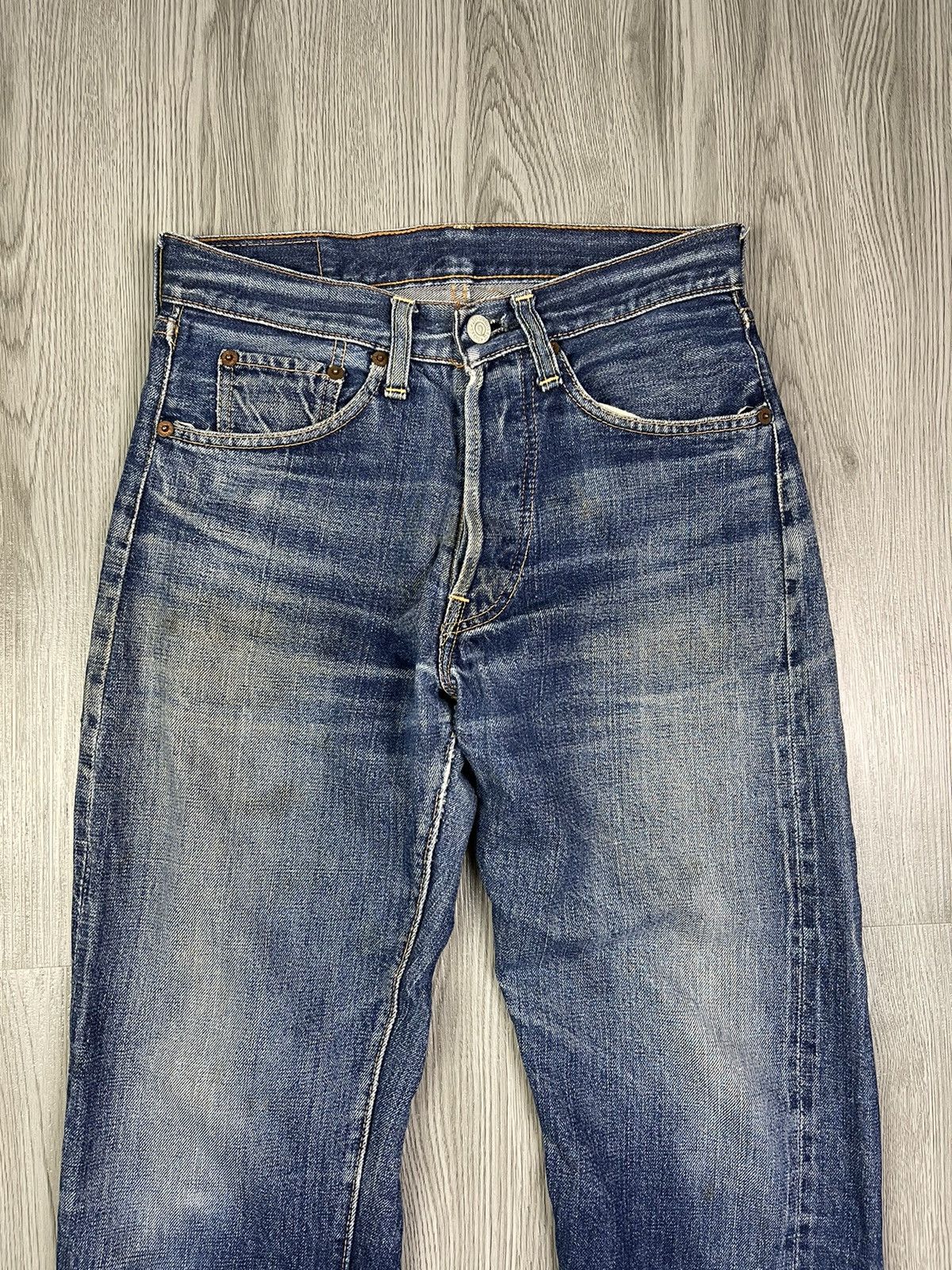 Levi's Incredible Color & Patina Levi’s 501 BIG E from 60s Size US 28 / EU 44 - 3 Thumbnail
