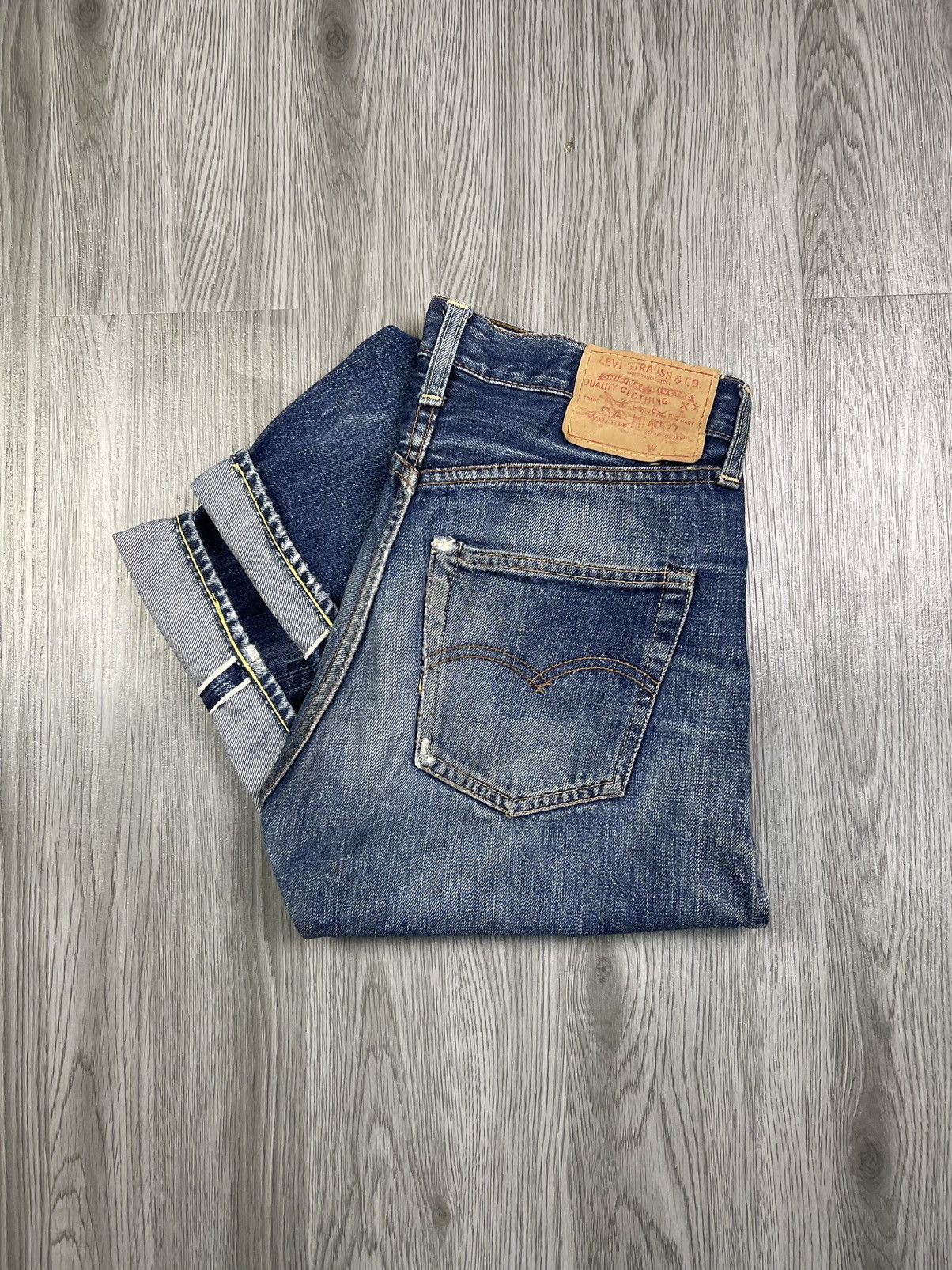 Levi's Incredible Color & Patina Levi’s 501 BIG E from 60s Size US 28 / EU 44 - 25 Thumbnail