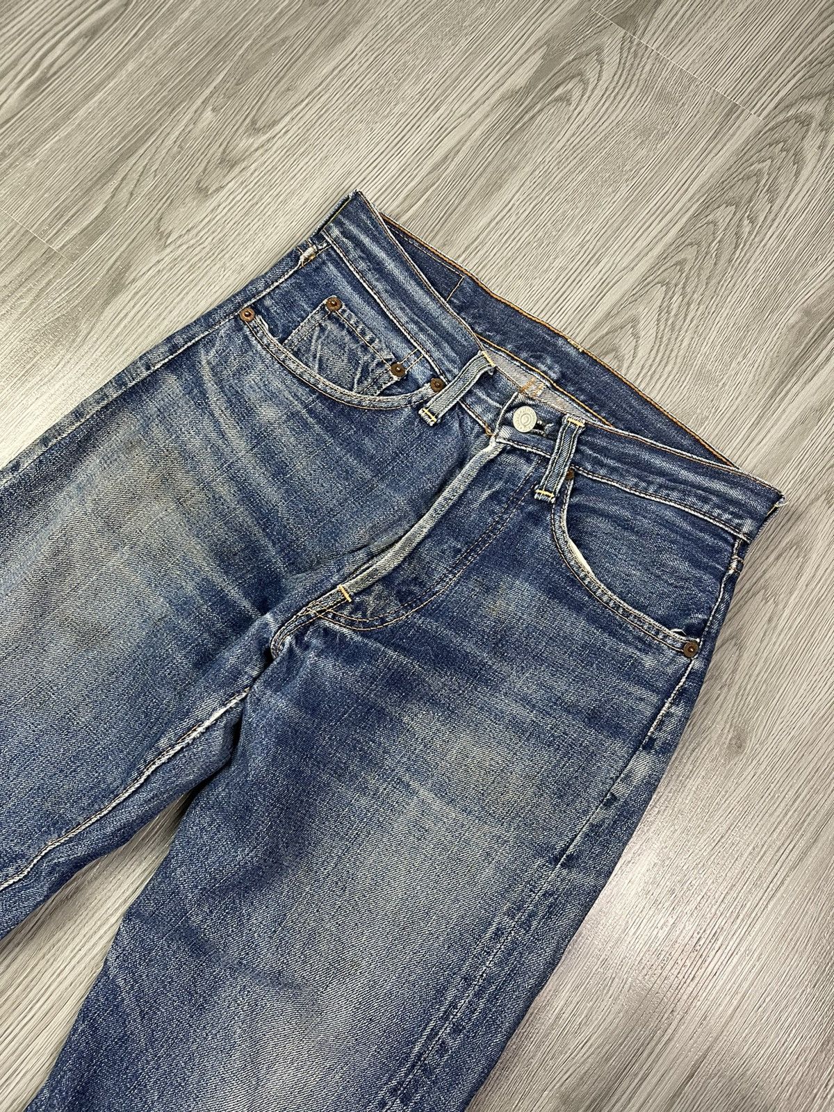 Levi's Incredible Color & Patina Levi’s 501 BIG E from 60s Size US 28 / EU 44 - 4 Thumbnail