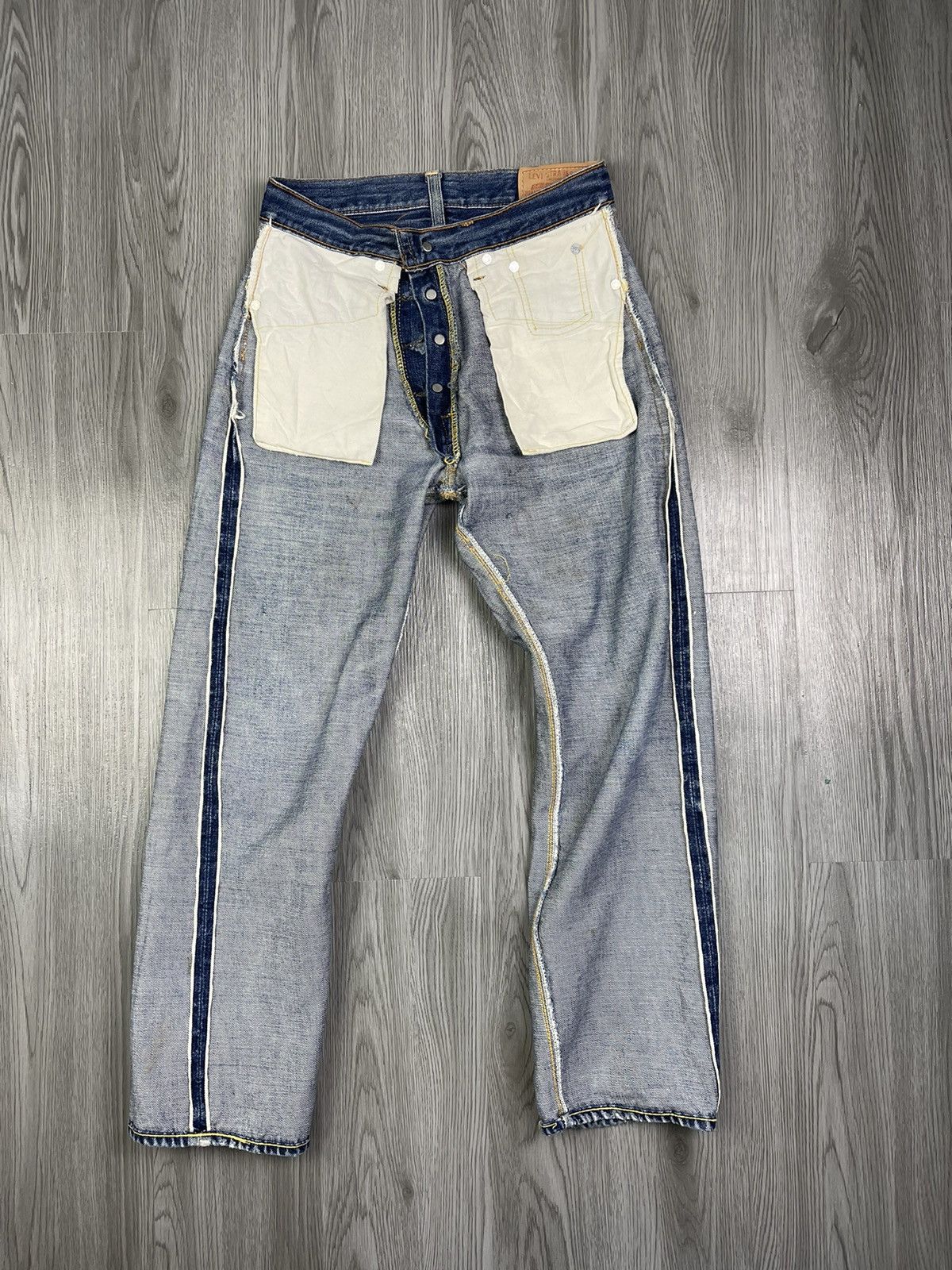 Levi's Incredible Color & Patina Levi’s 501 BIG E from 60s Size US 28 / EU 44 - 18 Thumbnail