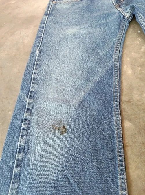 Jean × Levi's × Vintage Vintage Levis 505 Straight Leg Distressed Jeans 31x33 Size US 31 - 5 Thumbnail