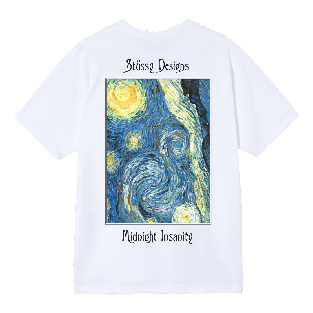 INSANITY MIDNIGHT STUSSY L トップス TEE
