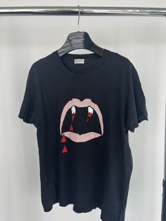 saint laurent lips shirt