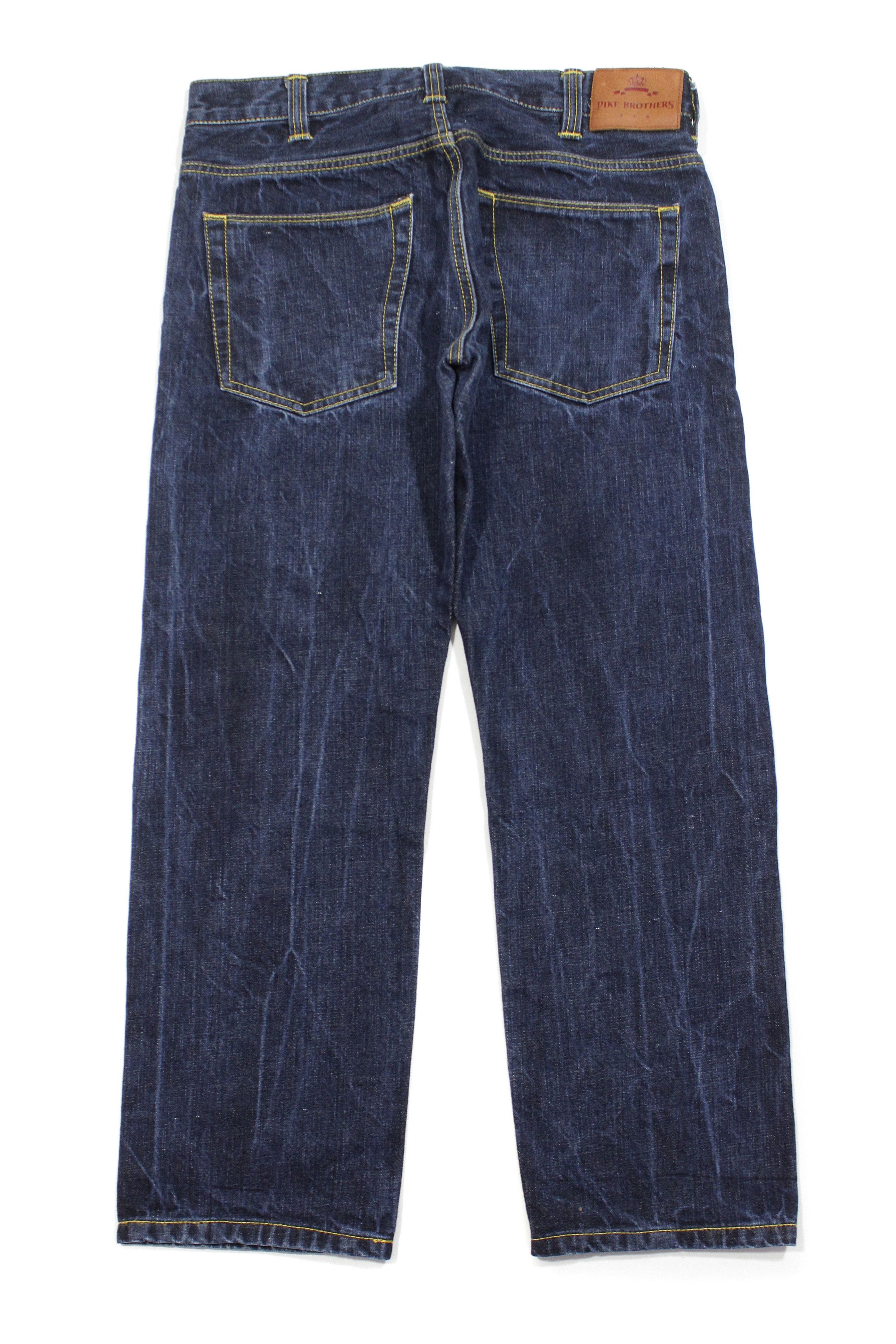 Pike Brothers Roamer 15Oz Indigo Selvedge Denim Size US 32 / EU 48 - 2 Thumbnail