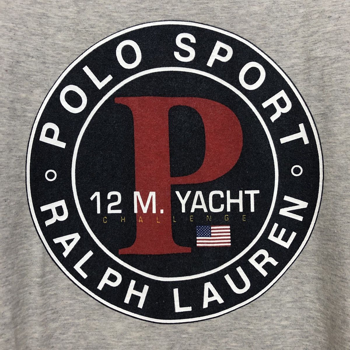 Vintage Vintage Polo Ralph Lauren 12 M Yacht Challenge T-Shirt Size US L / EU 52-54 / 3 - 2 Thumbnail