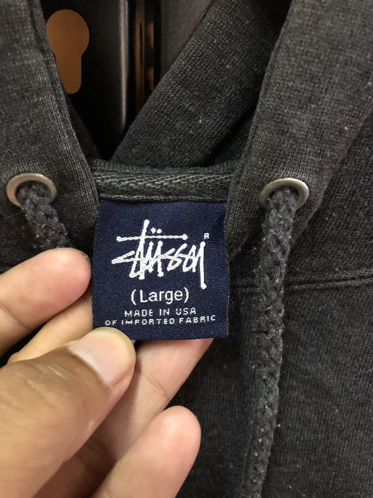 Stussy × Vintage Rare!! Vintage Stussy New York Hoodie Made In Usa Size US L / EU 52-54 / 3 - 3 Thumbnail