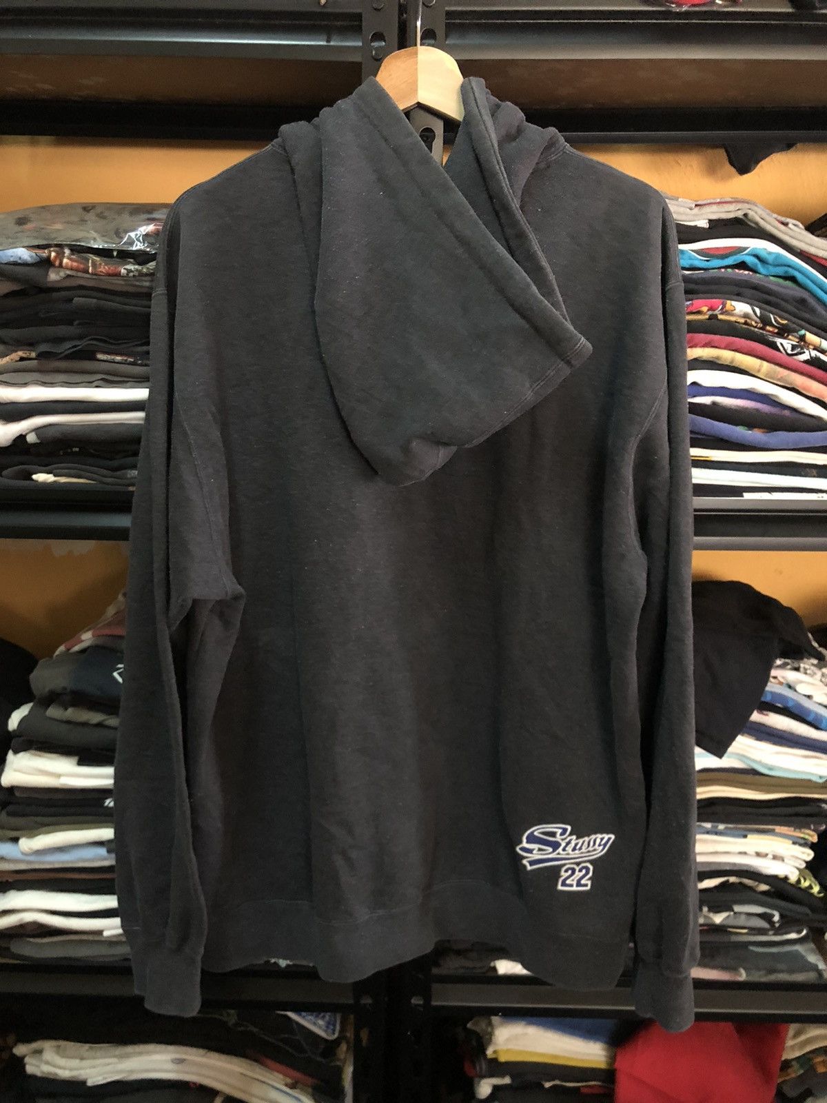 Stussy × Vintage Rare!! Vintage Stussy New York Hoodie Made In Usa Size US L / EU 52-54 / 3 - 2 Thumbnail