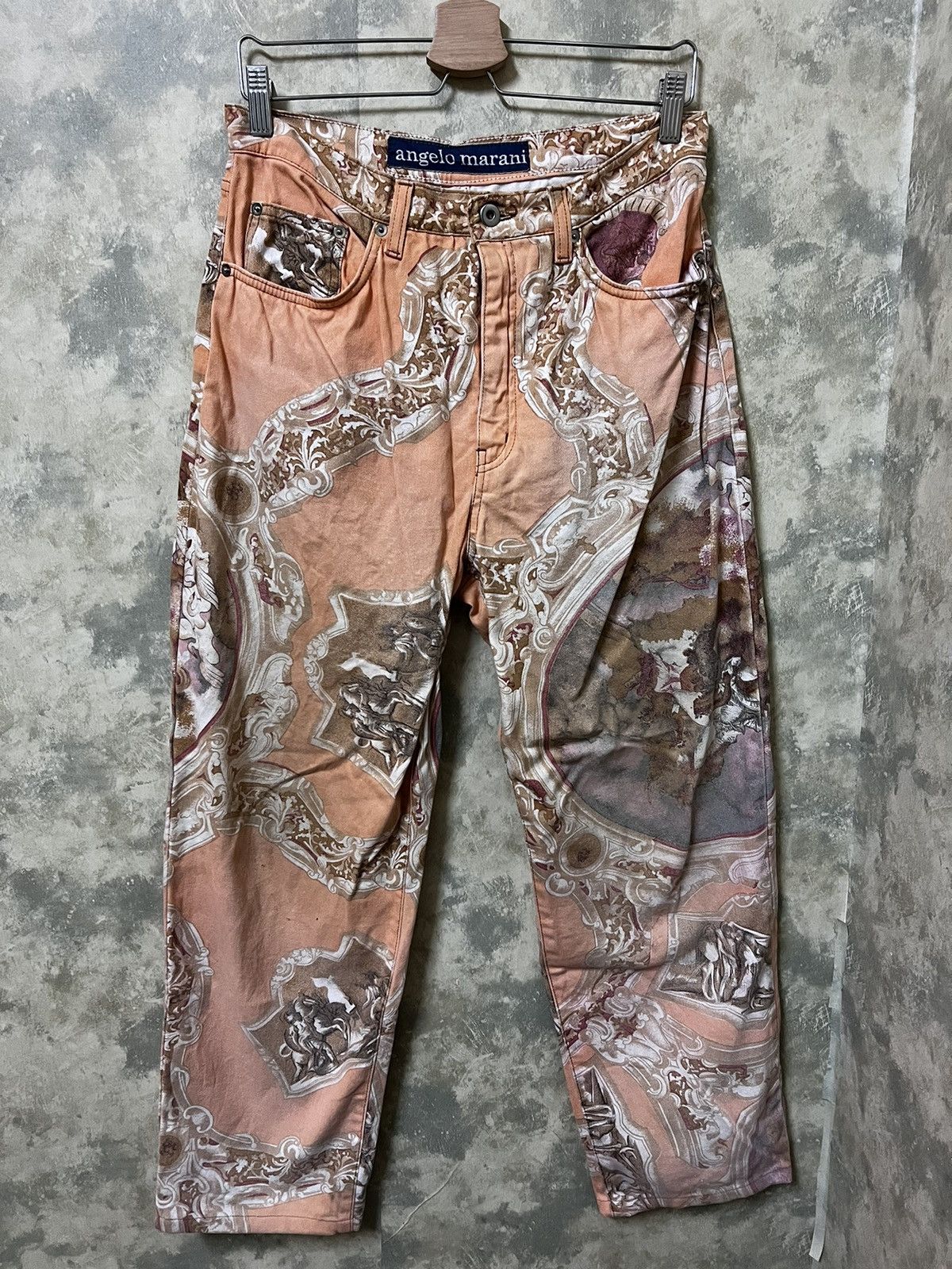Angelo Marani Overprinted Denim