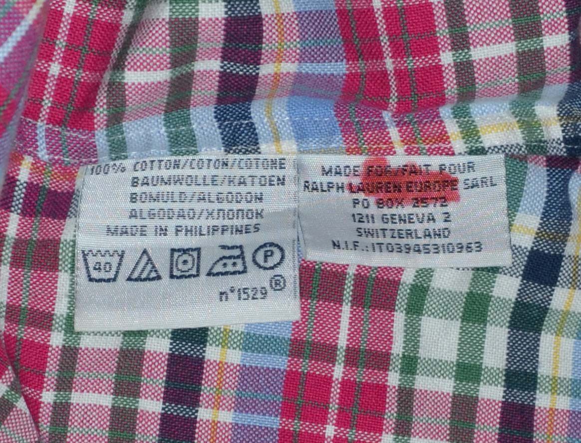 Polo Ralph Lauren Polo Ralph Lauren Oxford Shirt Check Multicolor Size S Size US S / EU 44-46 / 1 - 6 Thumbnail
