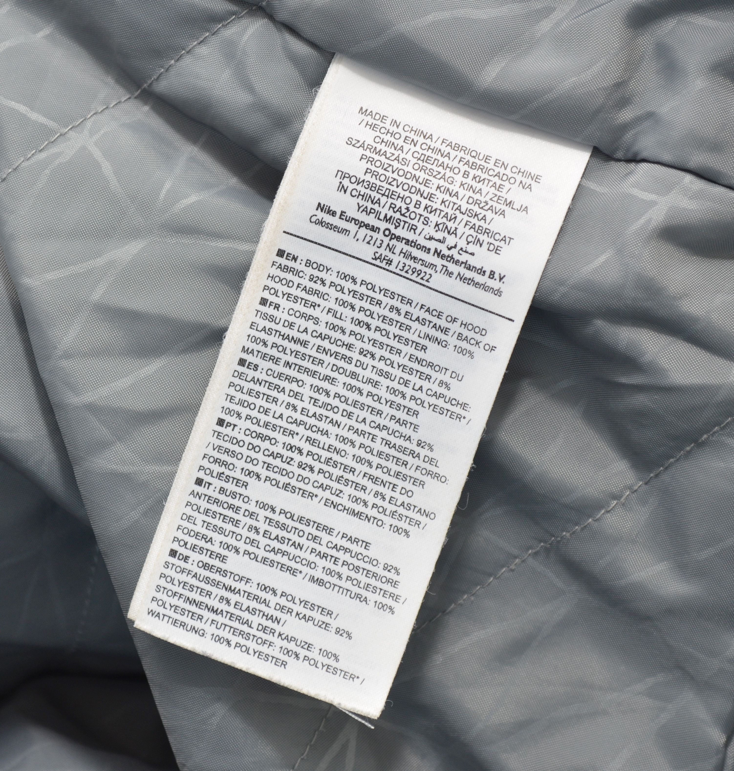 Designer × Nike Nike Vernon Insulated Jkt Brave Blue/Grey Heather Sz M/L Size US L / EU 52-54 / 3 - 10 Thumbnail