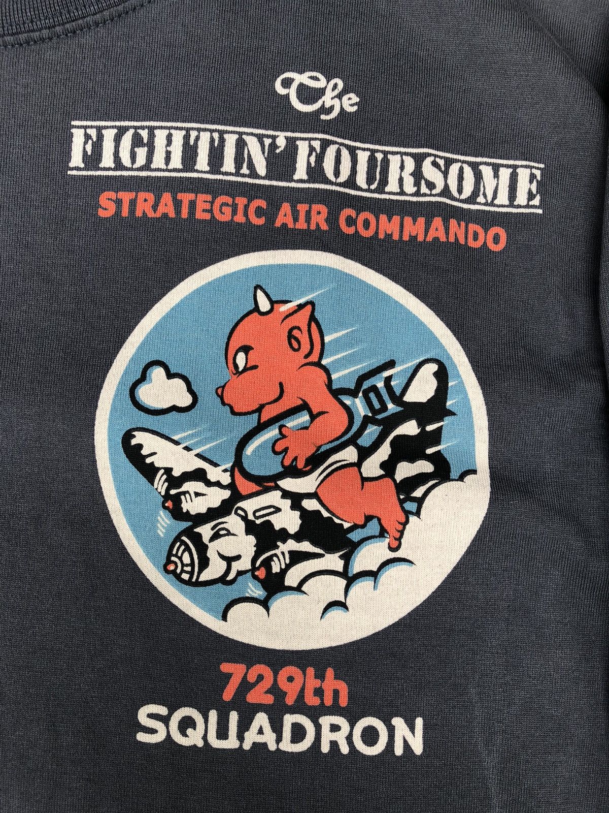 Japanese Brand TEDMAN DEVIL’S EQUIPMENT 729th SQUADRON FIGHTIN’FOURSOME Size US M / EU 48-50 / 2 - 4 Thumbnail