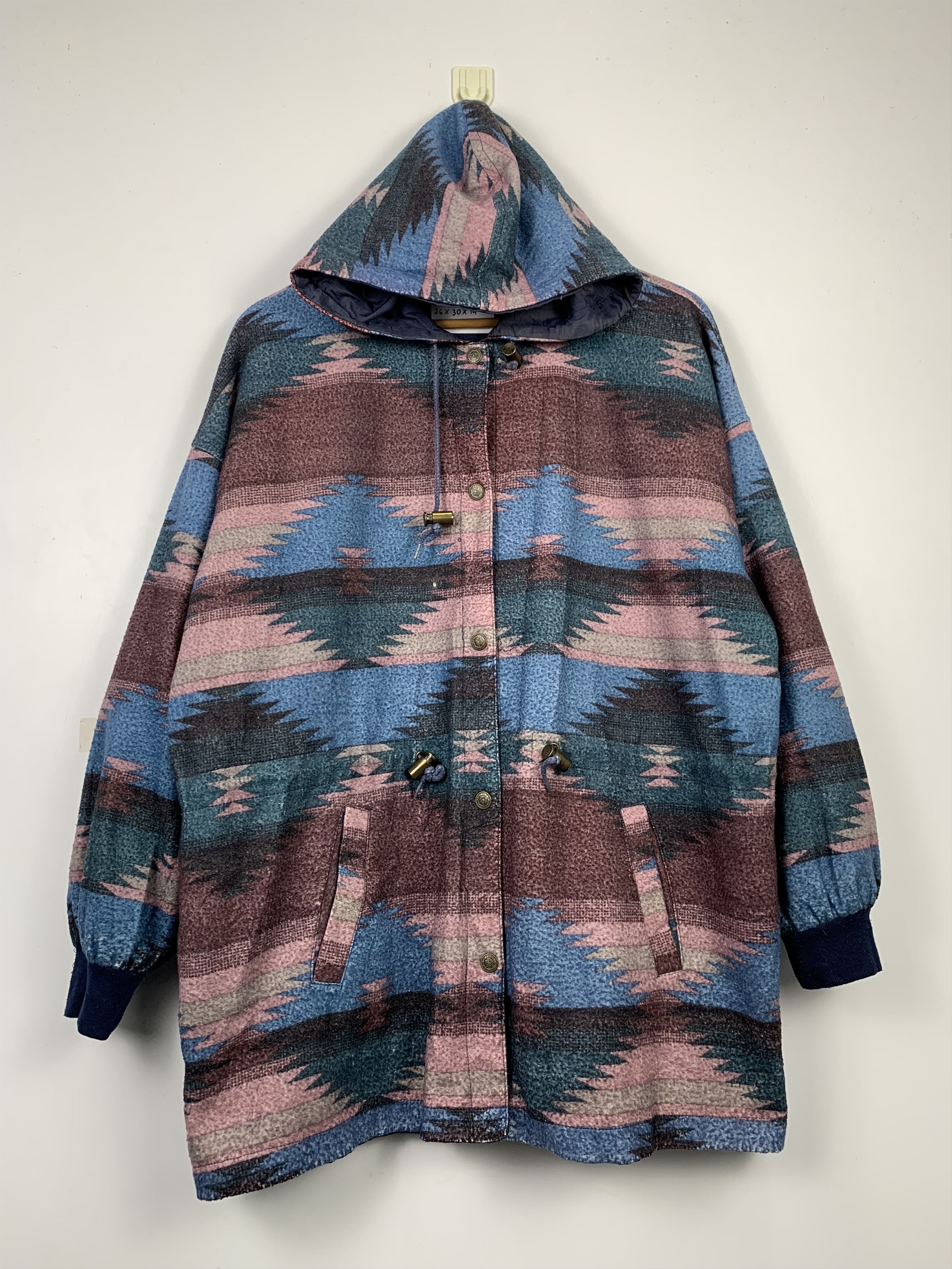 Vintage Japanese Brand Navajo Native Hoodie Jacket