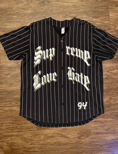 Classic Supreme Baseball Jersey - Black