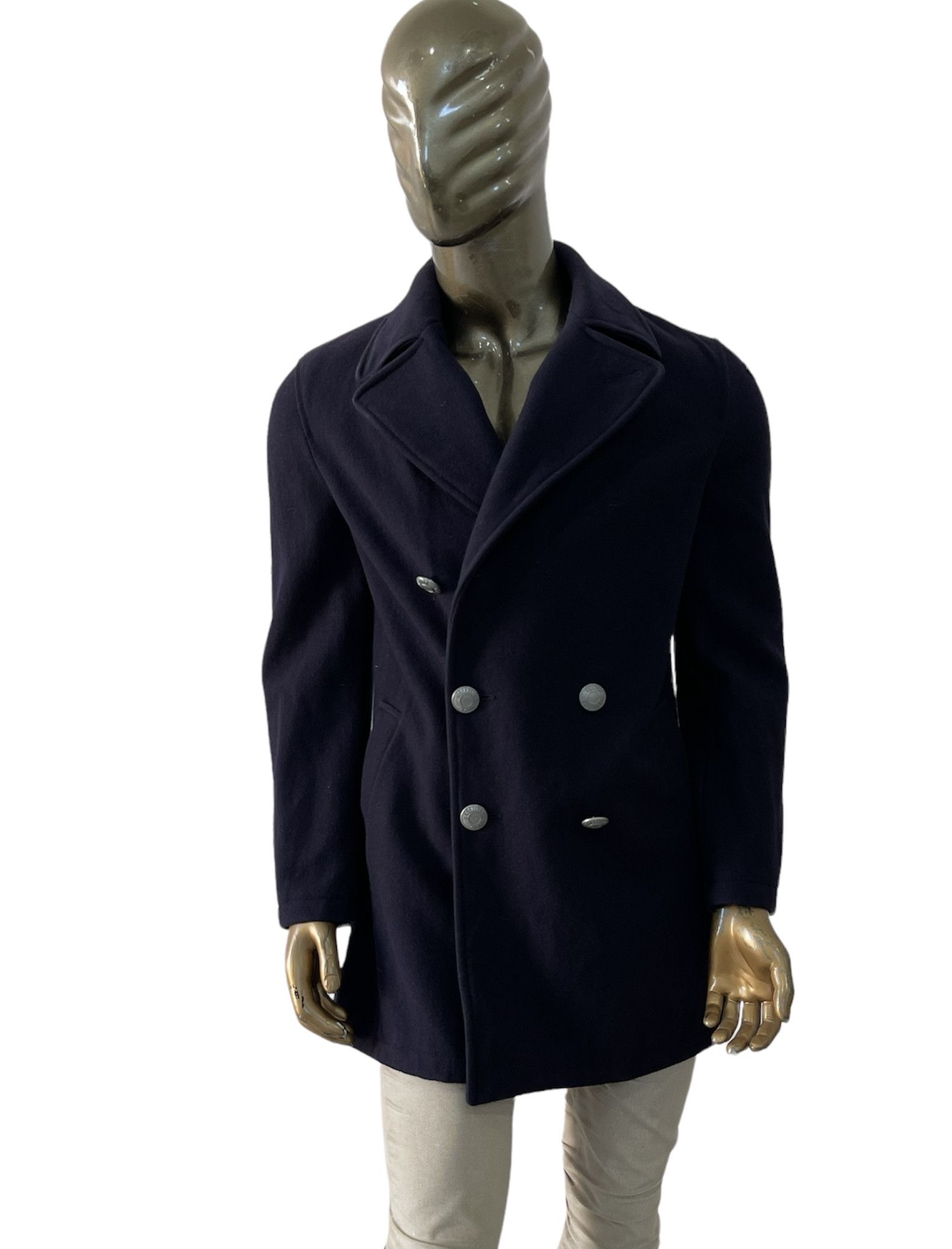 Moschino 🔥 Moschino double breasted slim wool coat size M Size US M / EU 48-50 / 2 - 1 Thumbnail