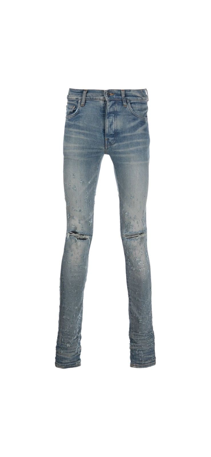 Amiri Shotgun Distressed Skinny Jeans