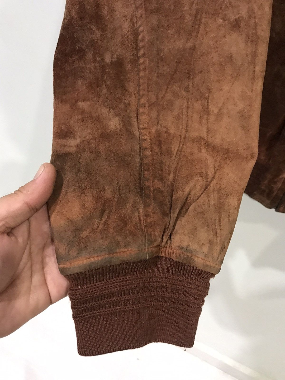 Japanese Brand COMME CA DU MODE Japan Suede Varsity Jacket Size US L / EU 52-54 / 3 - 12 Thumbnail