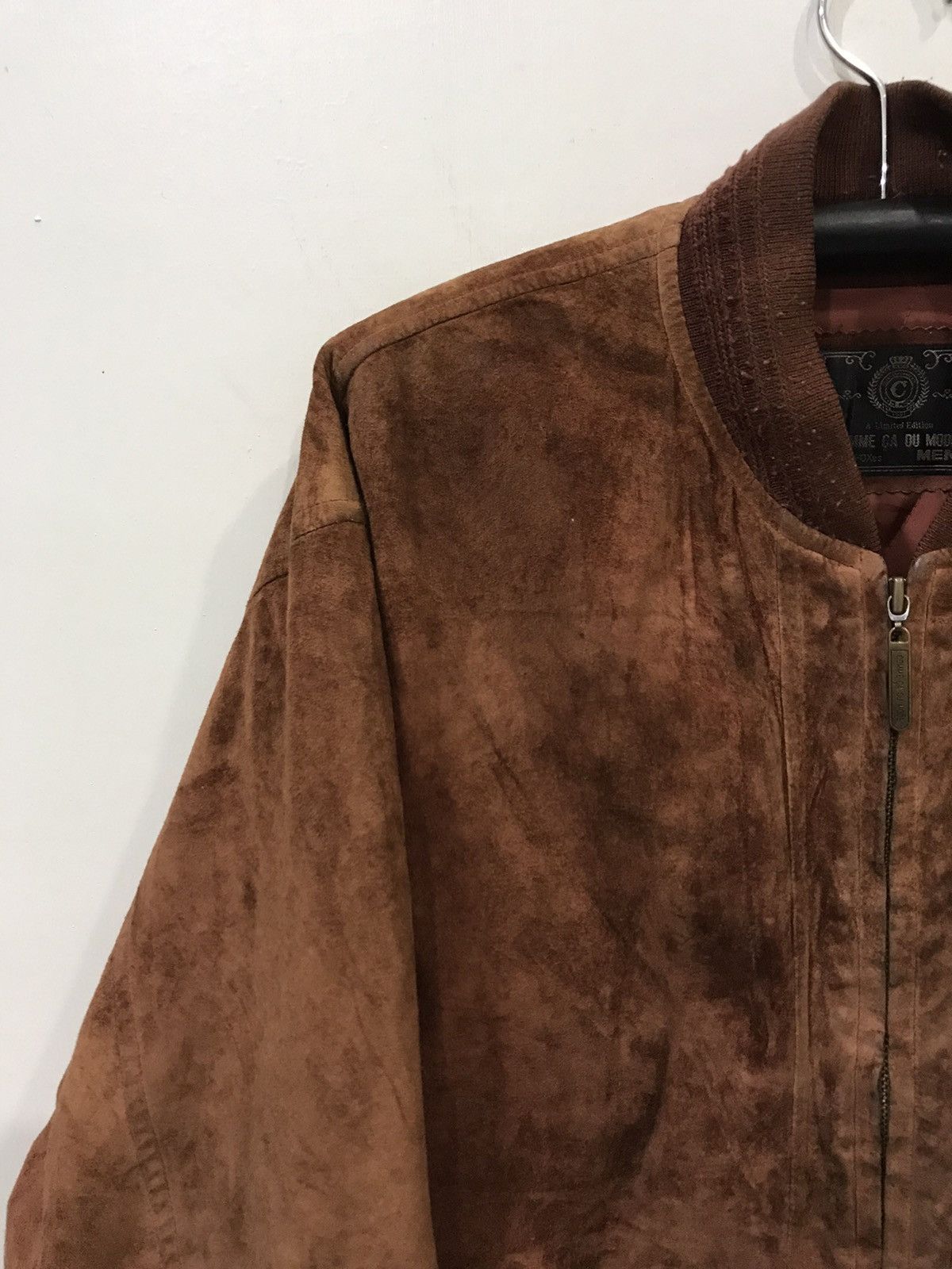 Japanese Brand COMME CA DU MODE Japan Suede Varsity Jacket Size US L / EU 52-54 / 3 - 5 Thumbnail