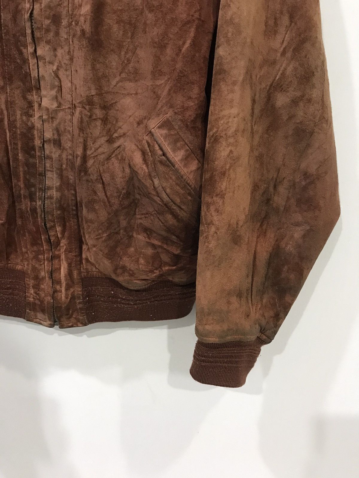 Japanese Brand COMME CA DU MODE Japan Suede Varsity Jacket Size US L / EU 52-54 / 3 - 6 Thumbnail