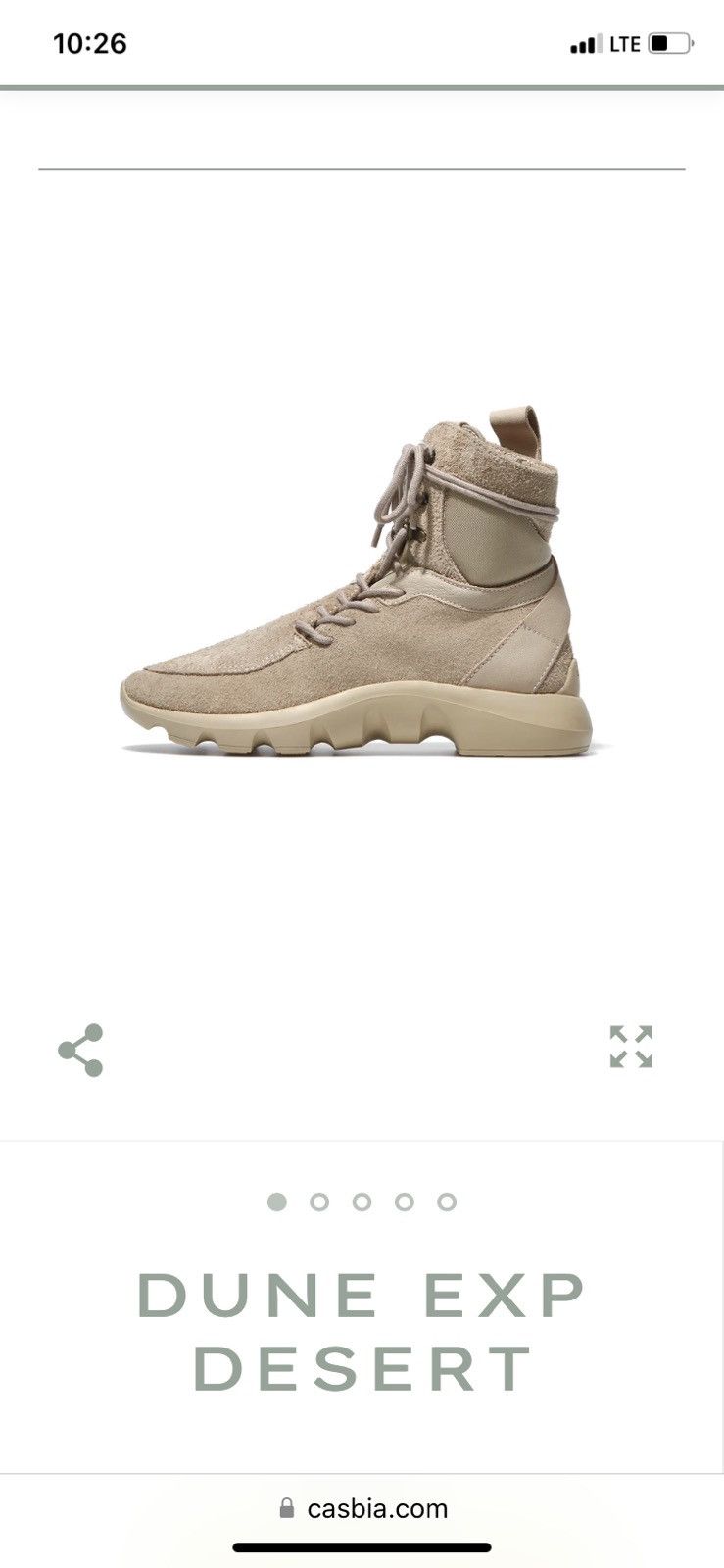 Casbia Dune Exp Desert boots size 11