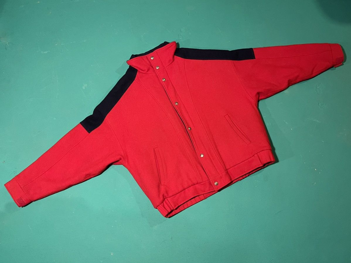 Vintage × Woolrich Woolen Mills Vintage Woolrich Varsity Deep Pile Lined Wool Coat Heavy USA Size US L / EU 52-54 / 3 - 2 Thumbnail