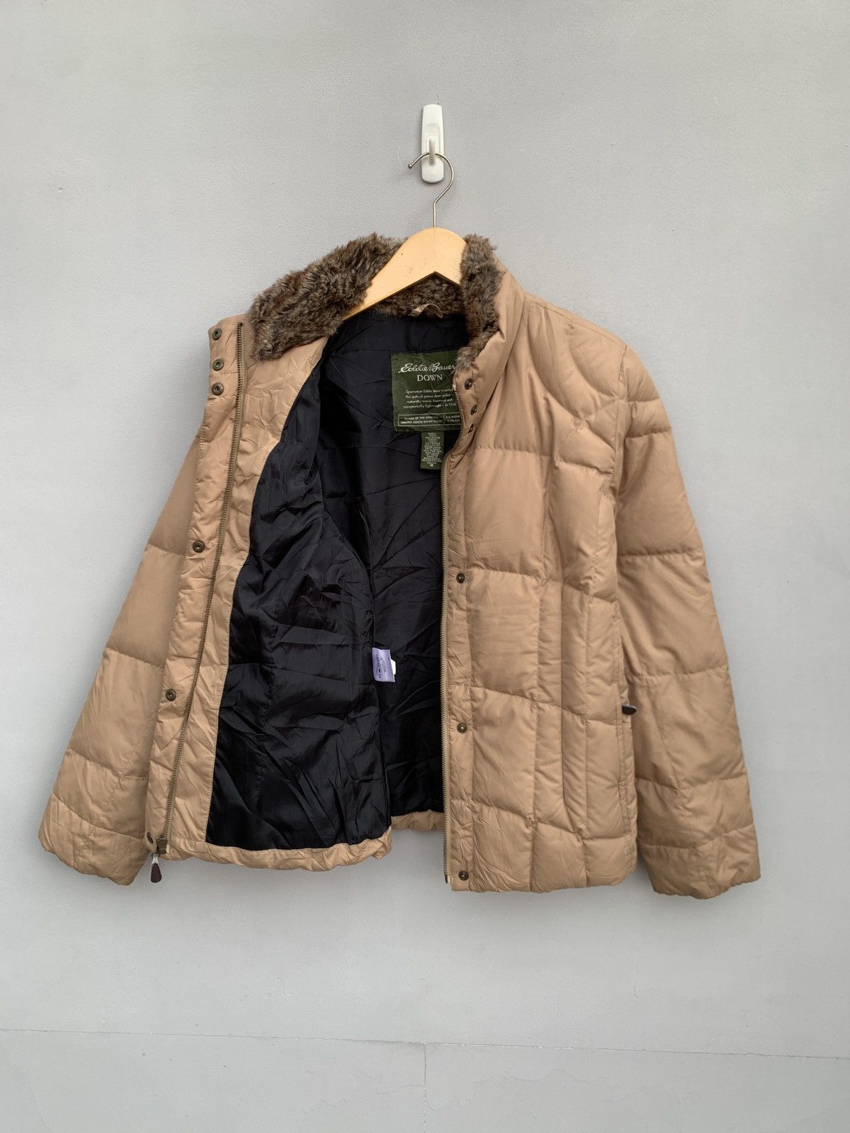 Eddie Bauer Bomber Quilted Down Jacket