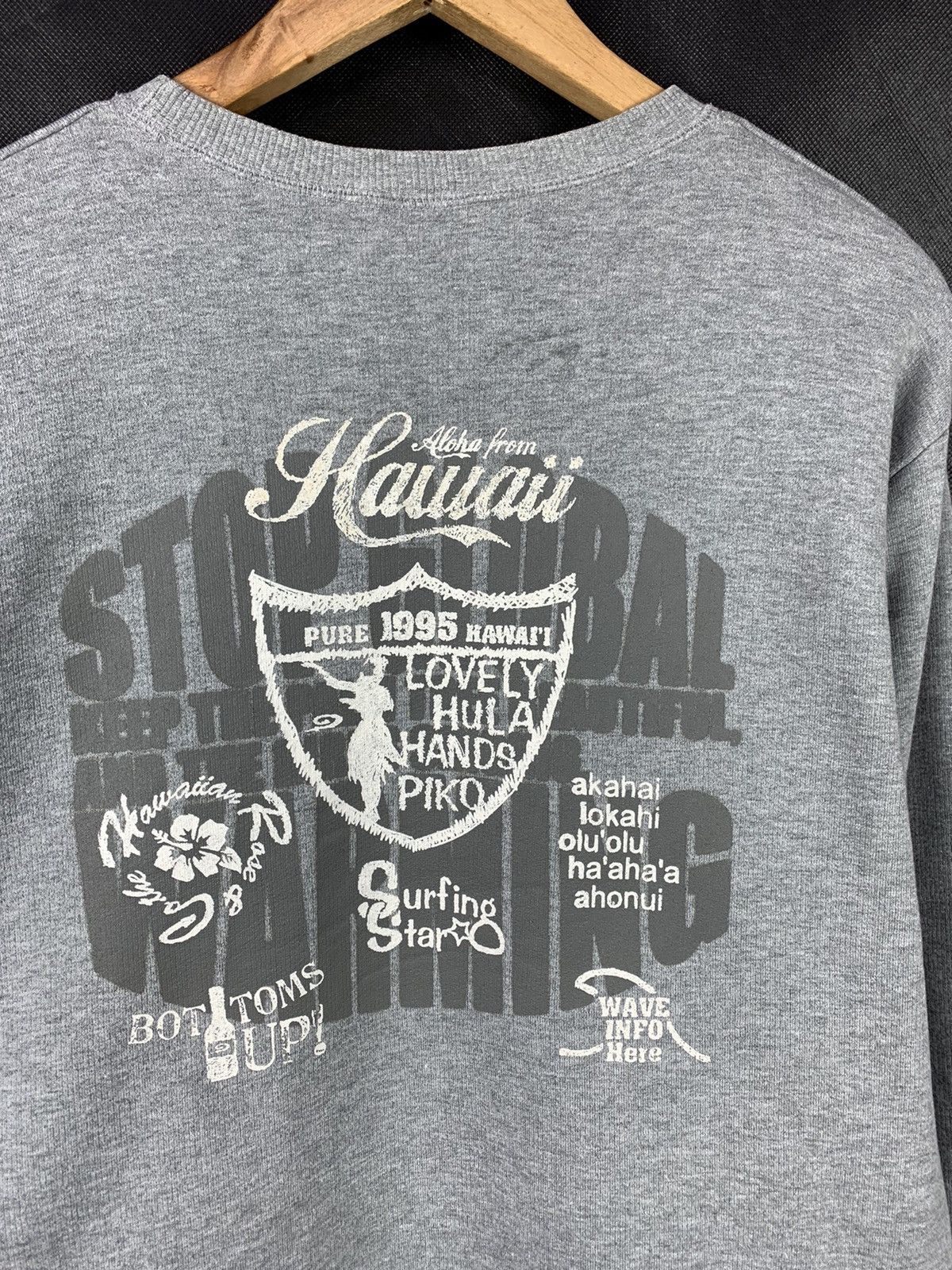 Vintage Vintage Piko Surf Hawaii Sweatshirt Size US M / EU 48-50 / 2 - 3 Thumbnail