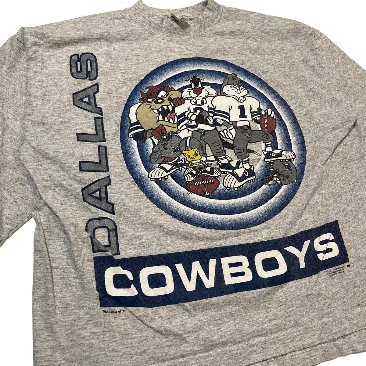 NFL × Vintage 1993 NFL Dallas Cowboys Looney Tunes Tee Size US L / EU 52-54 / 3 - 2 Thumbnail