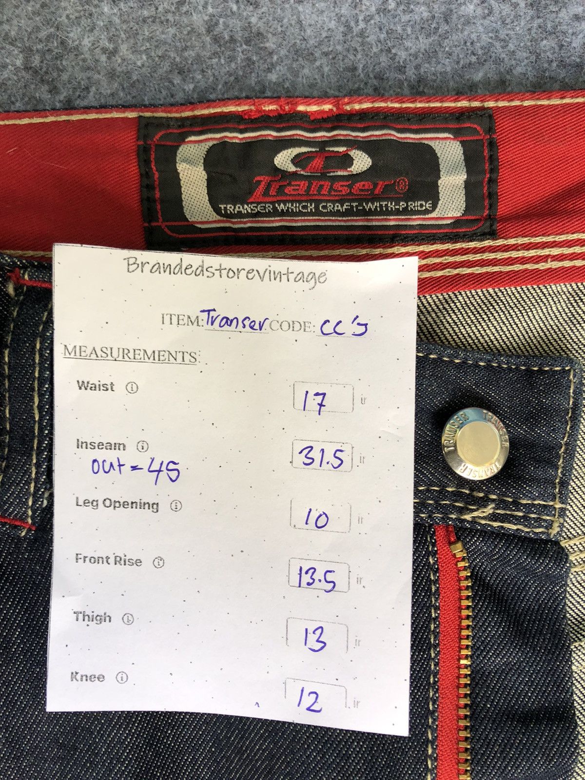 JNCO Vtg’90s Skate🔥TRANSER🔥Baggy Cargo Jeans HipHop Style Size US 34 / EU 50 - 11 Thumbnail