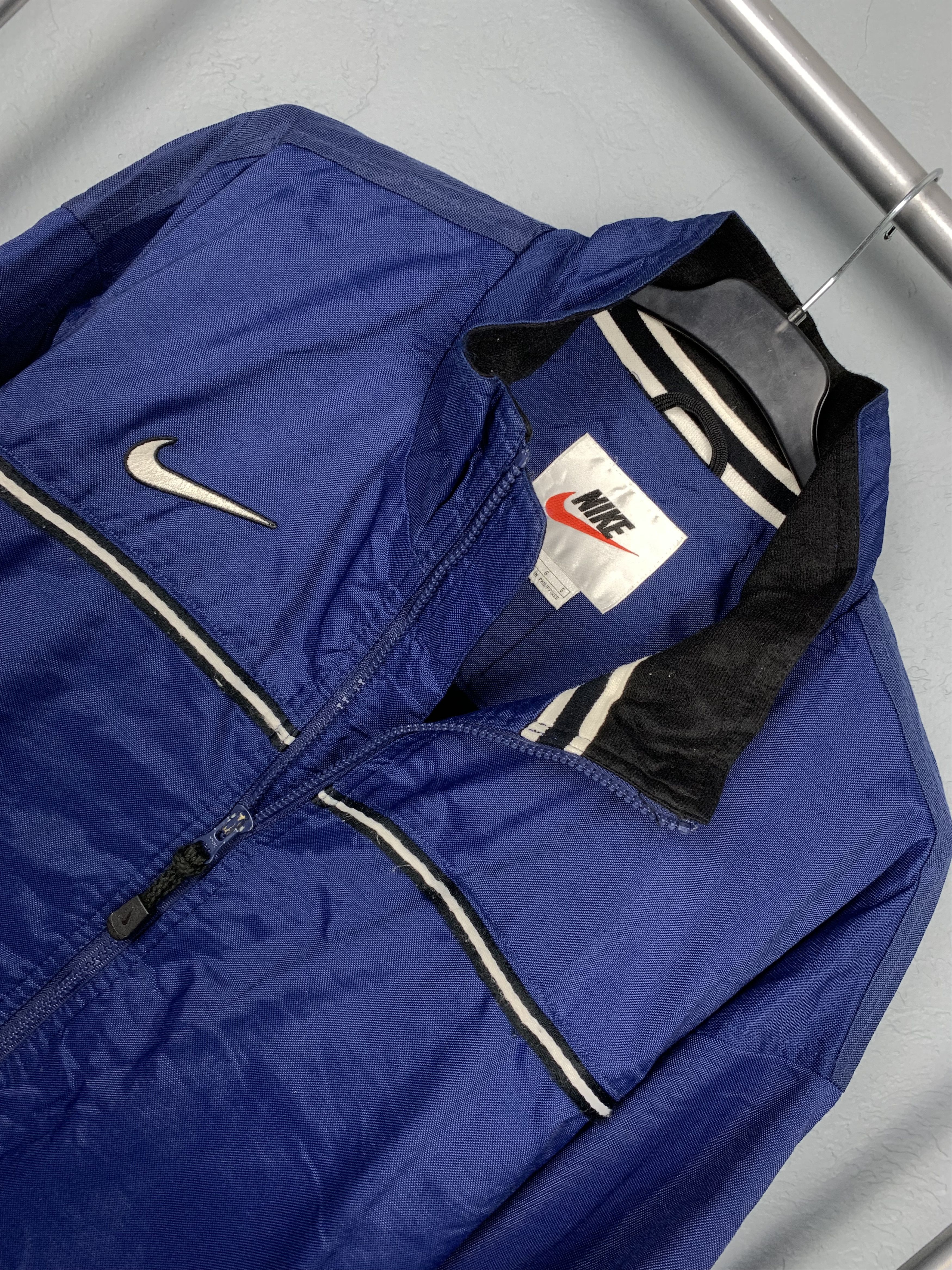Nike Nike 90s Vintage Mens Nylon Jacket Size US L / EU 52-54 / 3 - 2 Thumbnail