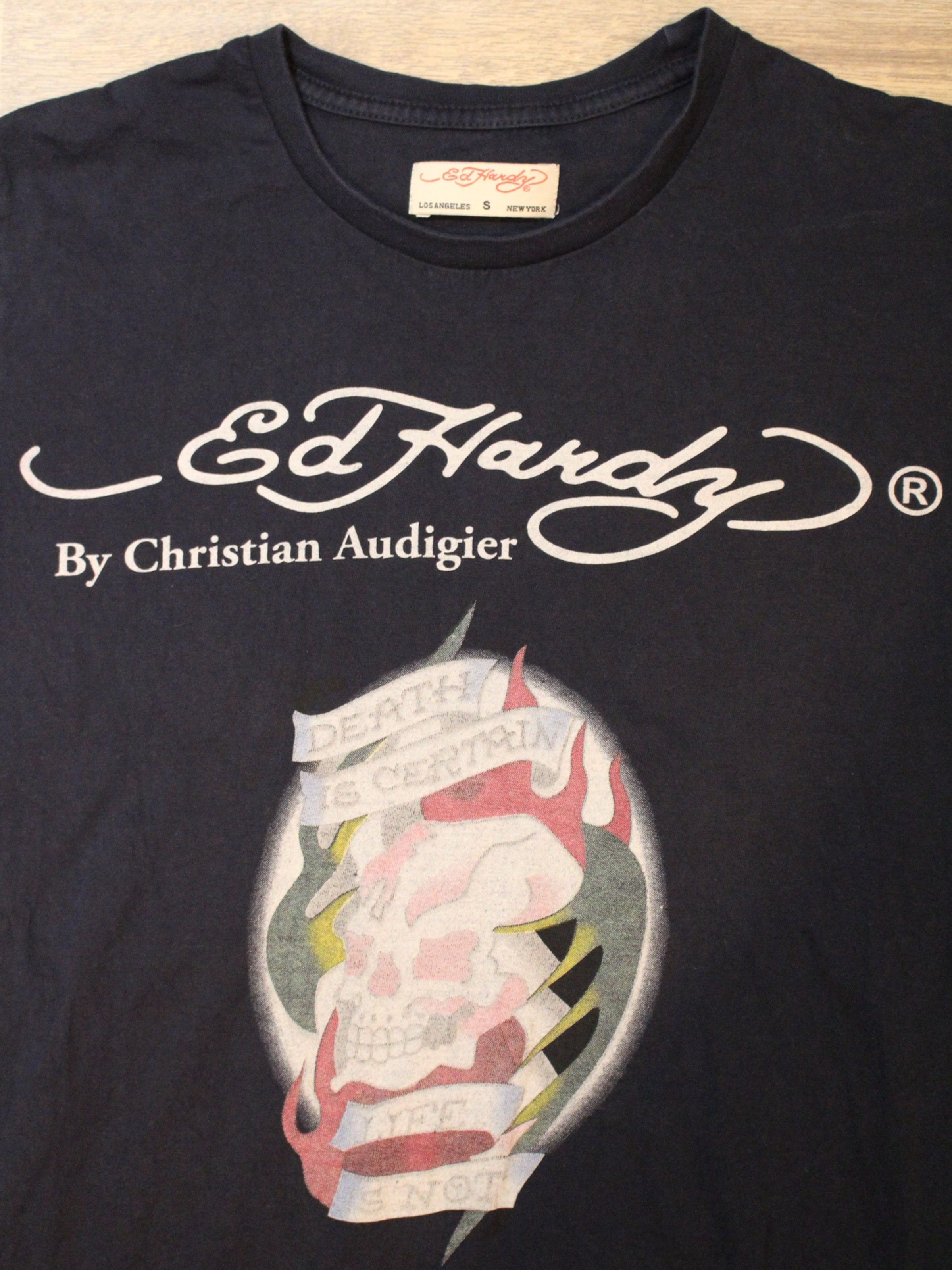 Christian Audigier × Ed Hardy × Vintage Vintage T-Shirt Ed Hardy Christian Audigier Size US S / EU 44-46 / 1 - 5 Thumbnail