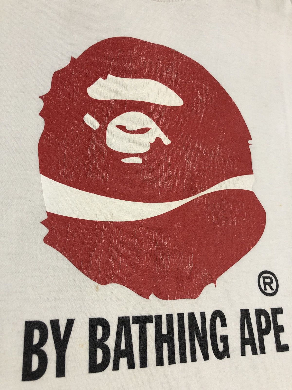 Bape Rare Og Vintage A Bathing ape Coca Cola Big Head Logo Tee Size US L / EU 52-54 / 3 - 3 Thumbnail