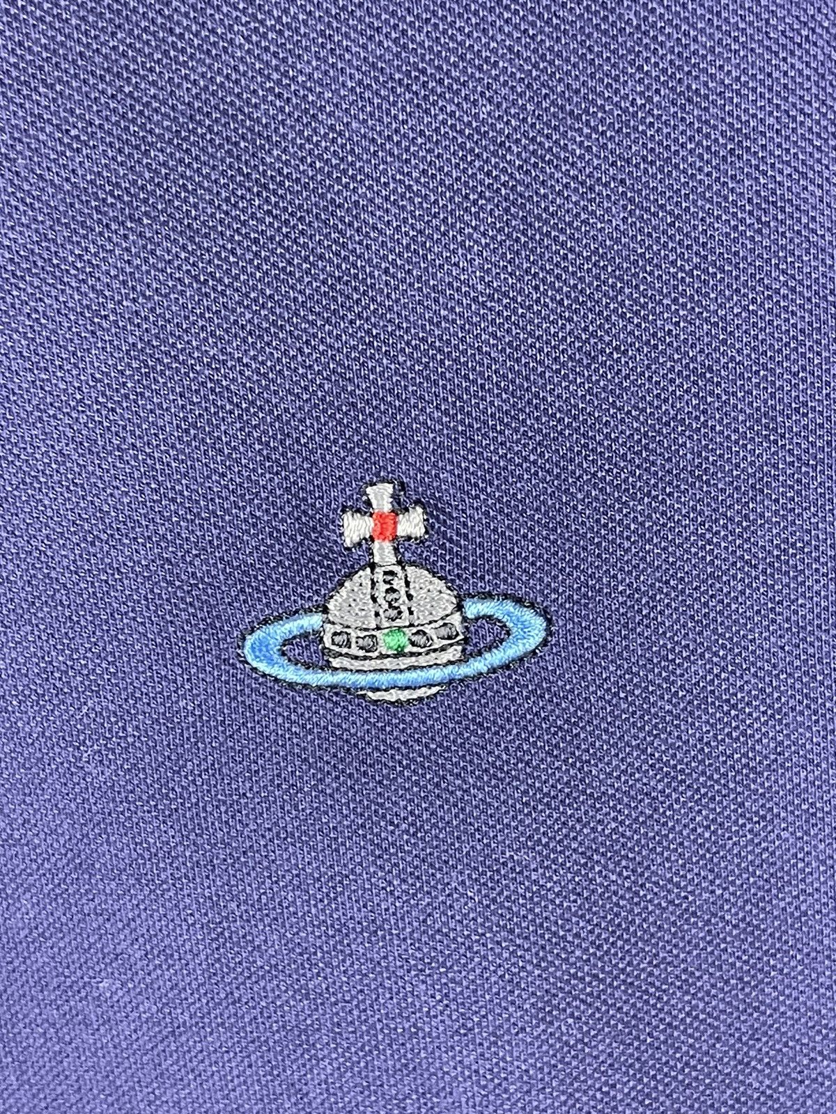 Vivienne Westwood Vivienne Westwood blue navy striped polo tee shirt Size US L / EU 52-54 / 3 - 7 Thumbnail