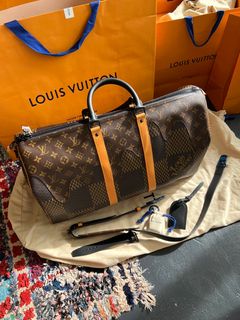 Louis Vuitton x Nigo Monogram Keepall Bandoulière 50 Handbag