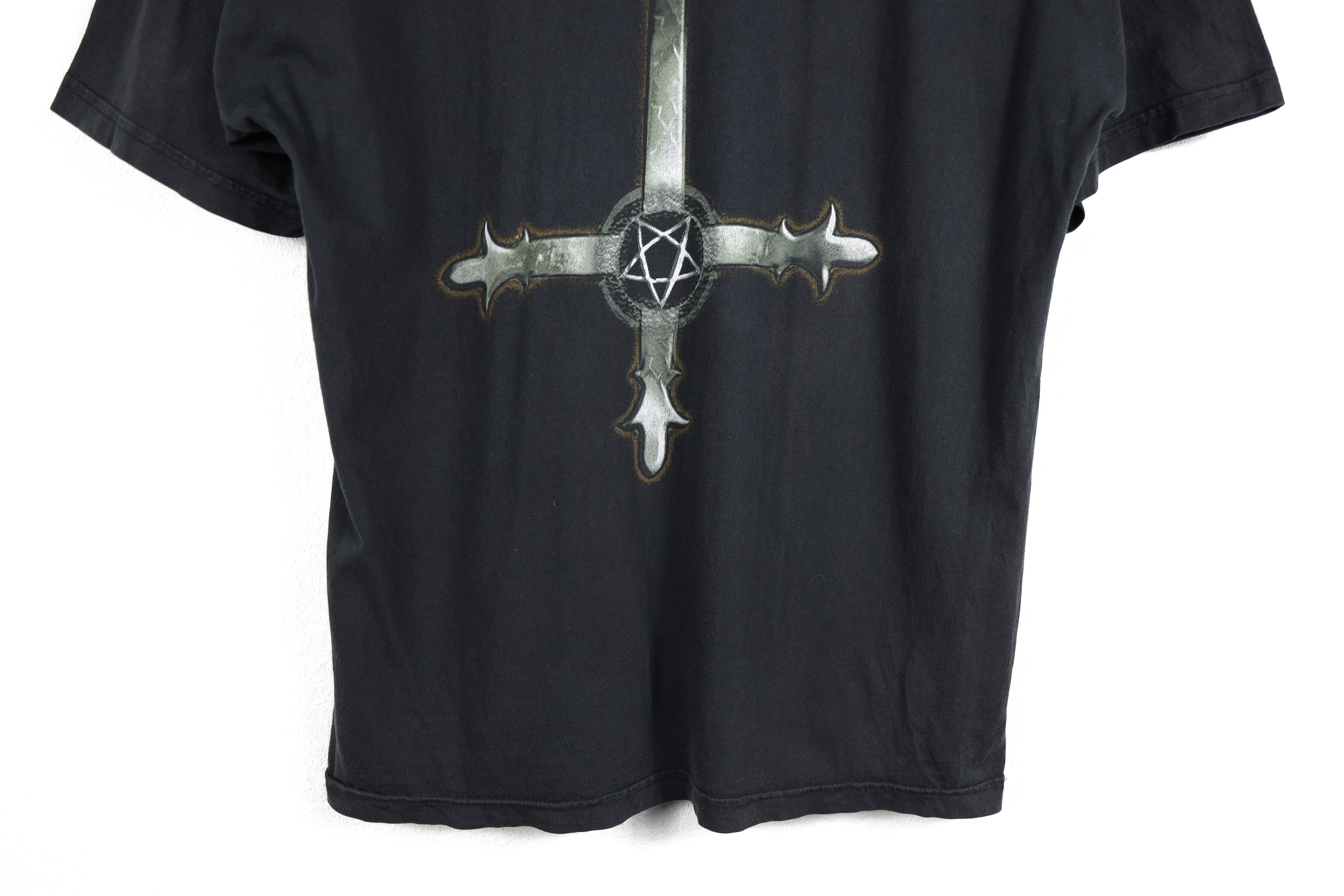 Band Tees × Vintage Vintage UnGodly 666 Satanic Graphic Print Tee T-shirt Size US XL / EU 56 / 4 - 9 Thumbnail