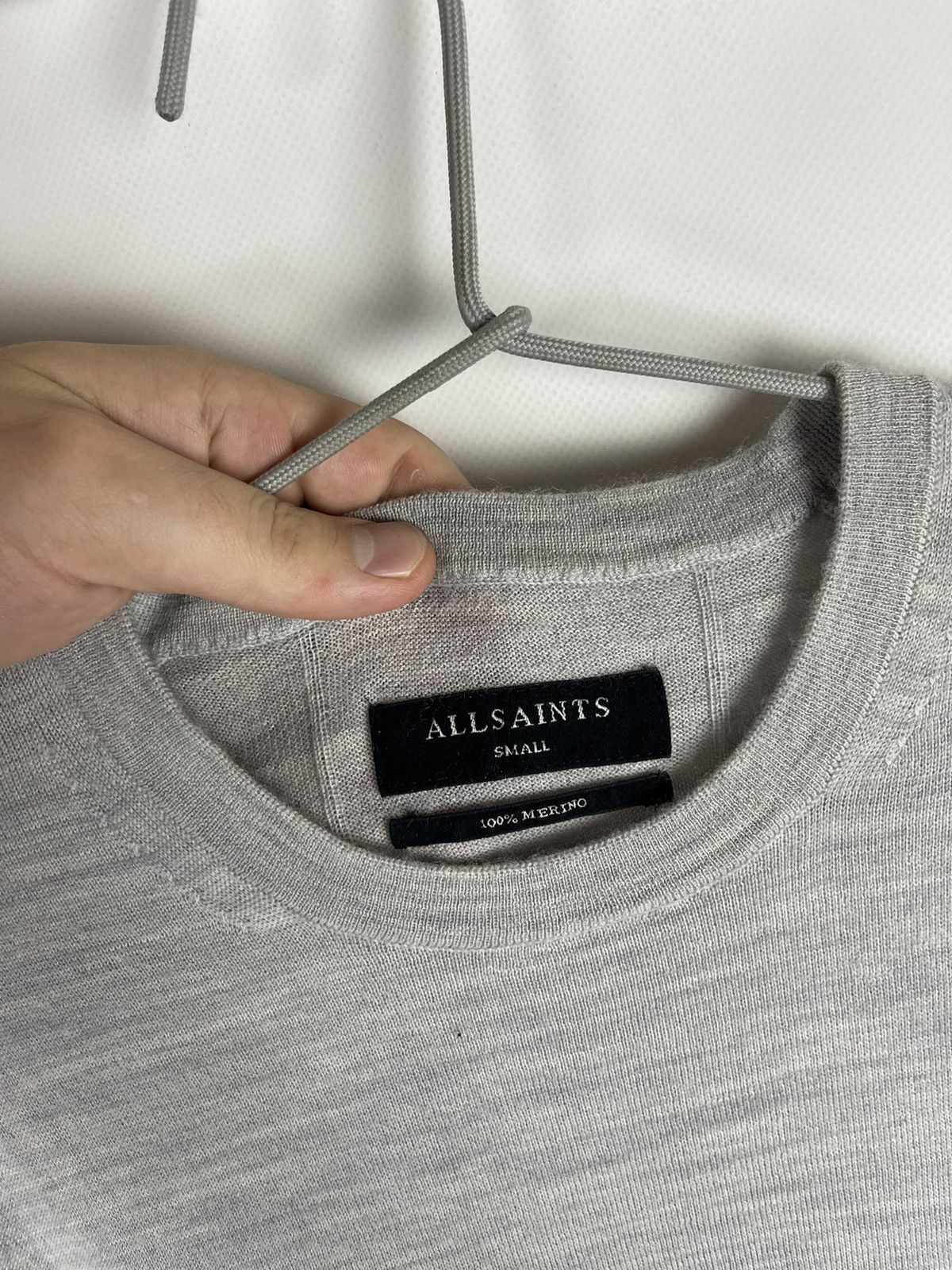 Allsaints Allsaints Mode Merino crew neck 100% wool sweater Size US S / EU 44-46 / 1 - 6 Thumbnail