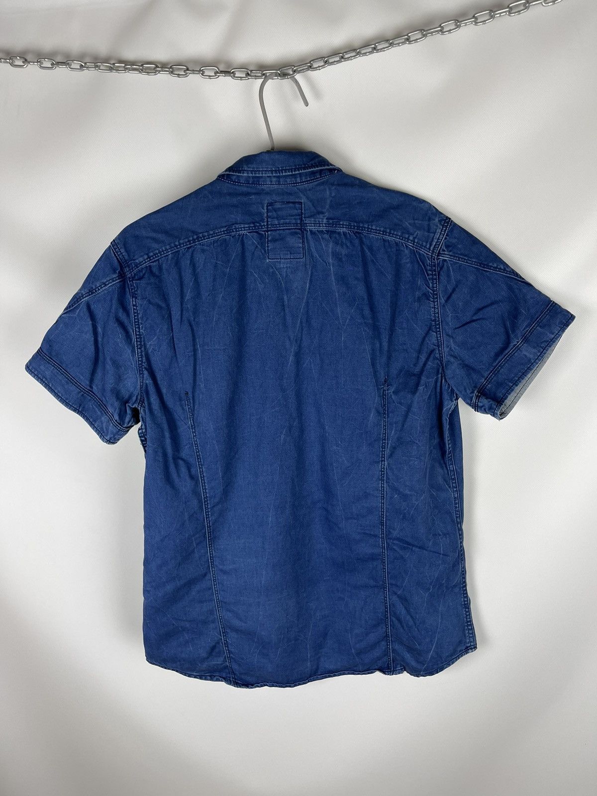 G-Star G-Star Raw Arc 3D denim faded shirt short sleeve Size US L / EU 52-54 / 3 - 10 Thumbnail