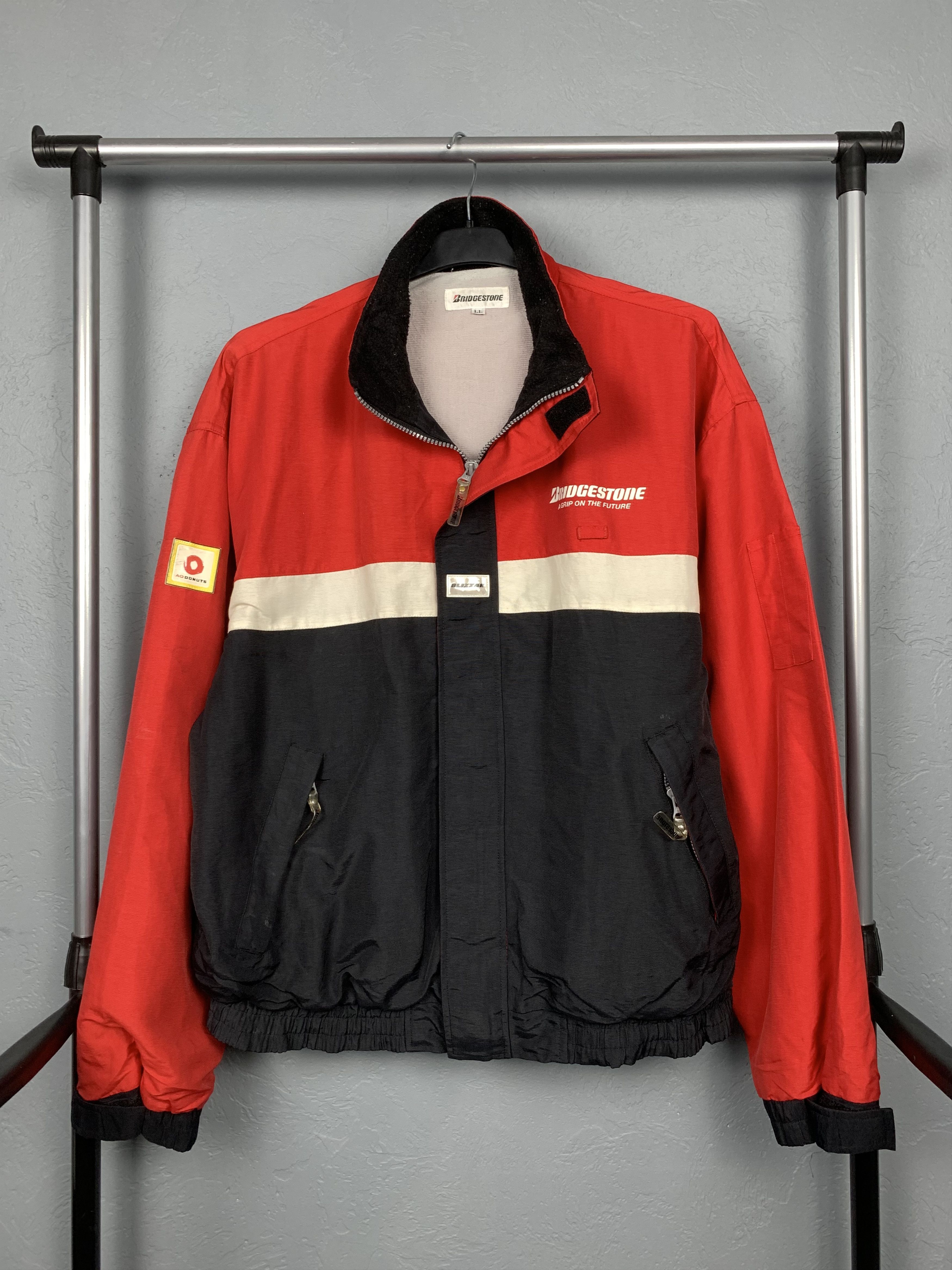 Formula 1 Bridgestone Tyres Vintage Motosport Workwear Jacket Size US L / EU 52-54 / 3 - 3 Thumbnail