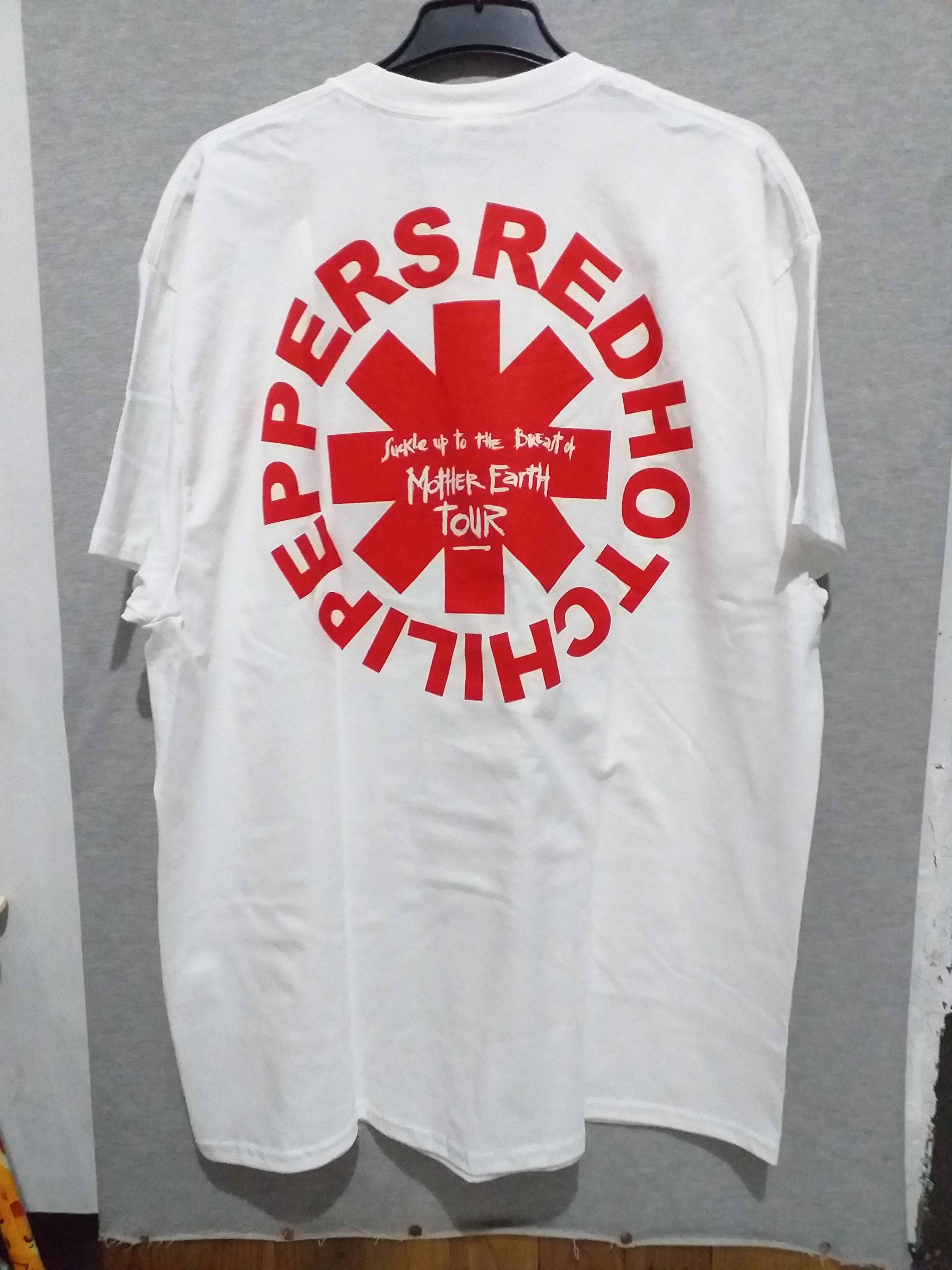 Band Tees Red hot Chili peppers Mother Milk T Shirt Size US L / EU 52-54 / 3 - 2 Thumbnail
