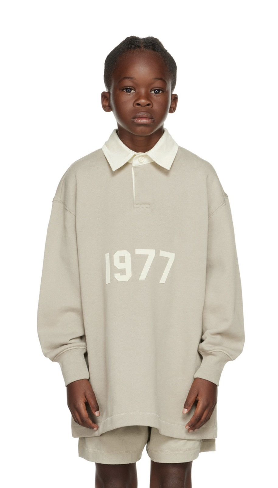 Essentials Essentials Fear of God Kids Smoke 1977 Henley Rugby Polo ...