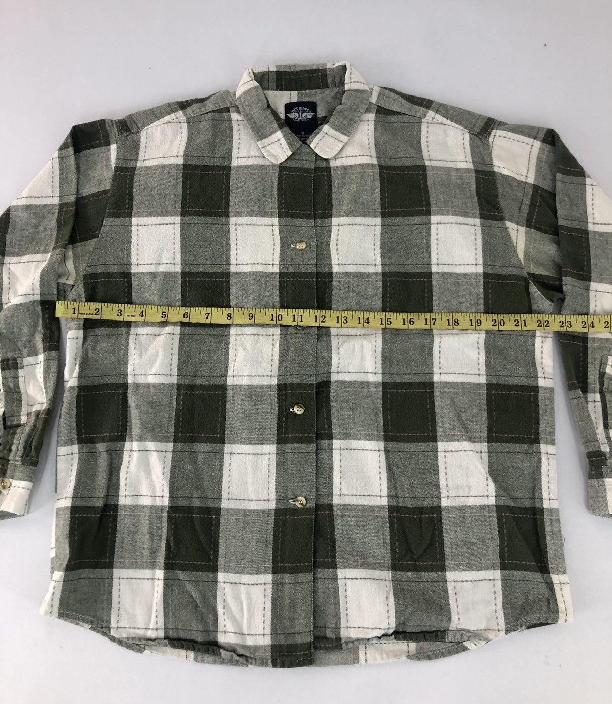 Dockers × Flannel × Vintage Vintage Dockers Flannel Plaid Checked Single Pocket Design Size US L / EU 52-54 / 3 - 4 Thumbnail